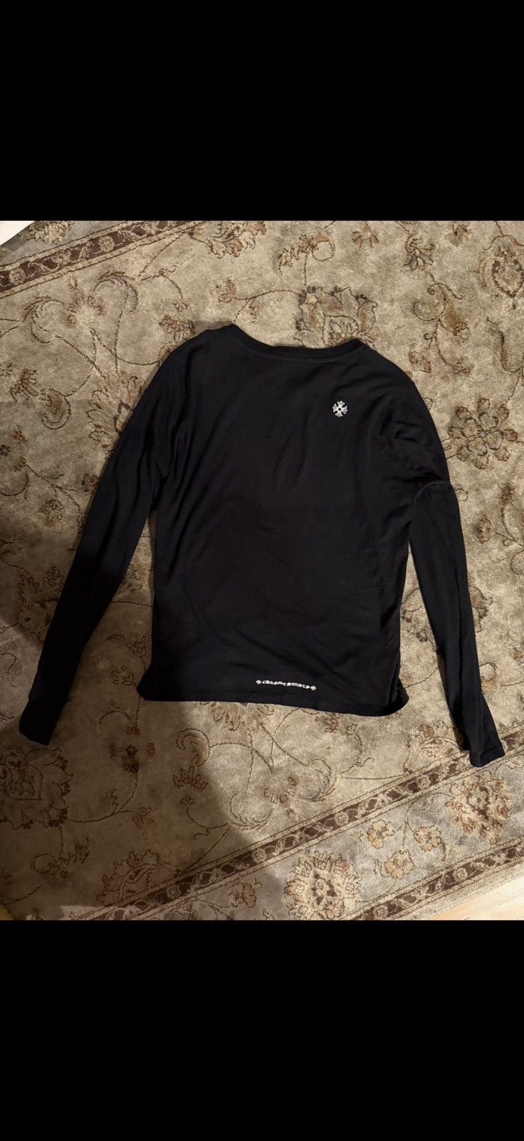 Chrome Hearts Chrome Hearts Embroidered Dagger Black Long Sleeve T-Shirt Size US M / EU 48-50 / 2 - 3 Thumbnail