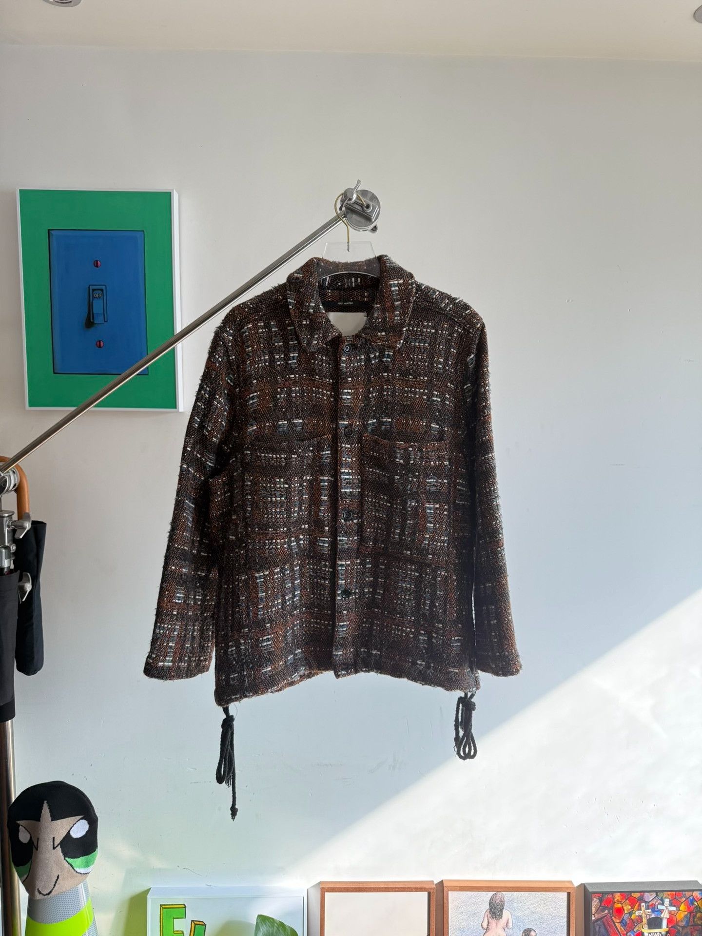 Song For The Mute unique early piece woven jacket by song for mute Size US M / EU 48-50 / 2 - 1 Thumbnail