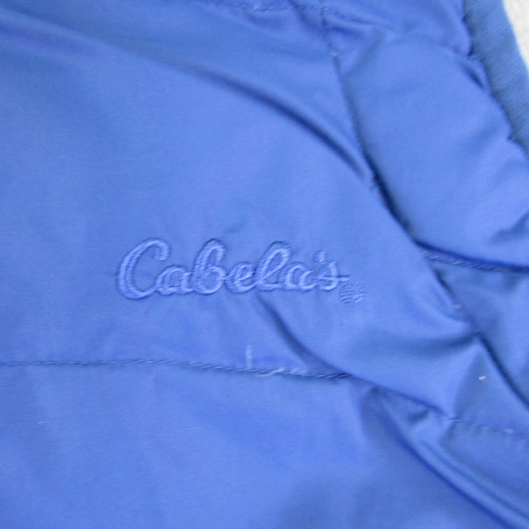 Vintage VINTAGE Cabelas Vest Mens Large Blue Premier Northern Goose Down Puffer Quilted Zip Up Size US M / EU 48-50 / 2 - 7 Thumbnail