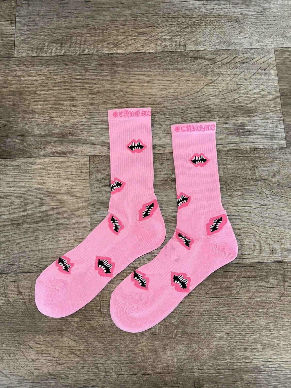 CHROME HEARTS CHOMPER SOCKS 3足セットのピンクのみ CHROME HEARTS CHOMPER SOCKS 3足セットのピンクのみ CHROME