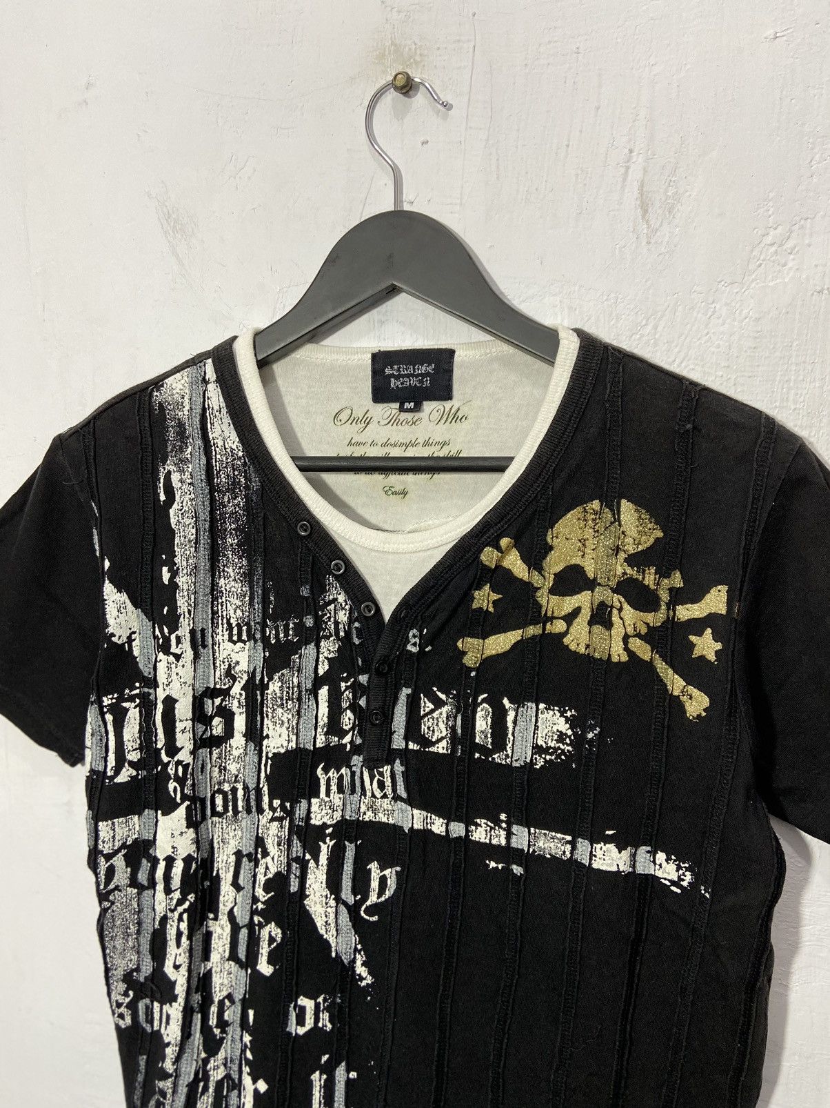 Beauty Beast Strange beanca poem style Tshirt double layer Black Size US S / EU 44-46 / 1 - 2 Thumbnail