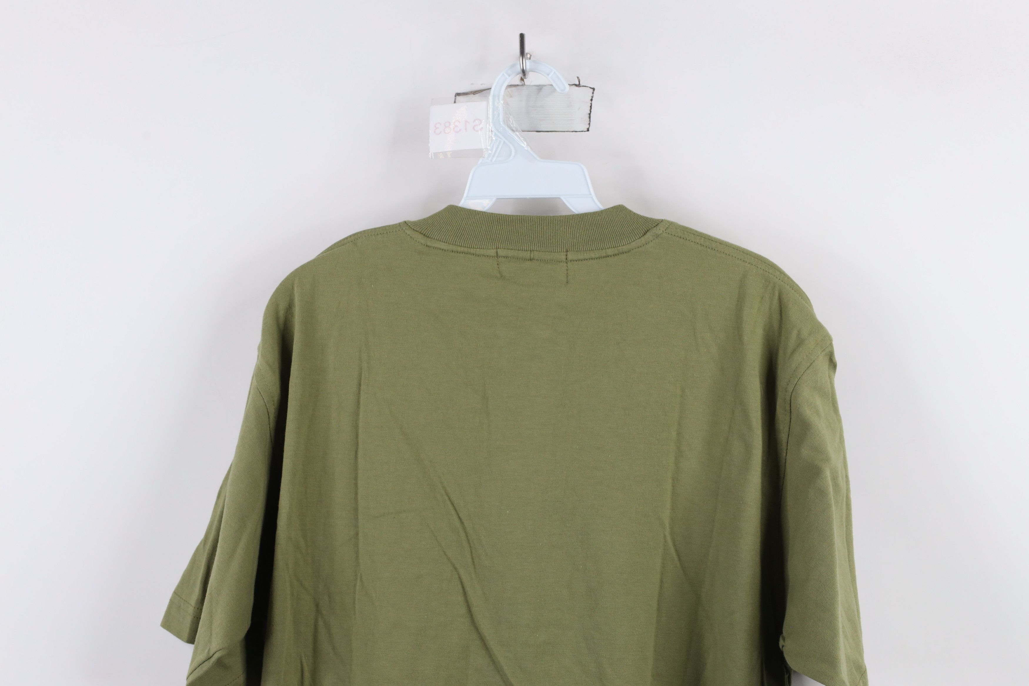 Vintage Deadstock Vintage 90s Streetwear Short Sleeve Henley T-Shirt Size US L / EU 52-54 / 3 - 9 Thumbnail