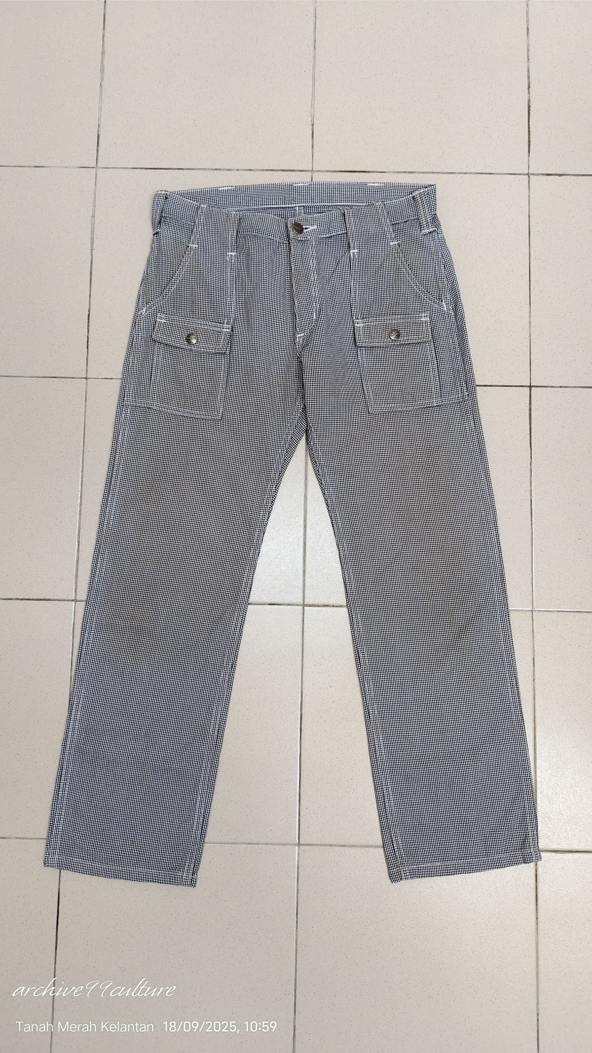 Carhartt Carhartt gingham check plaid bush pants low riseJapan Size US 30 / EU 46 - 1 Thumbnail