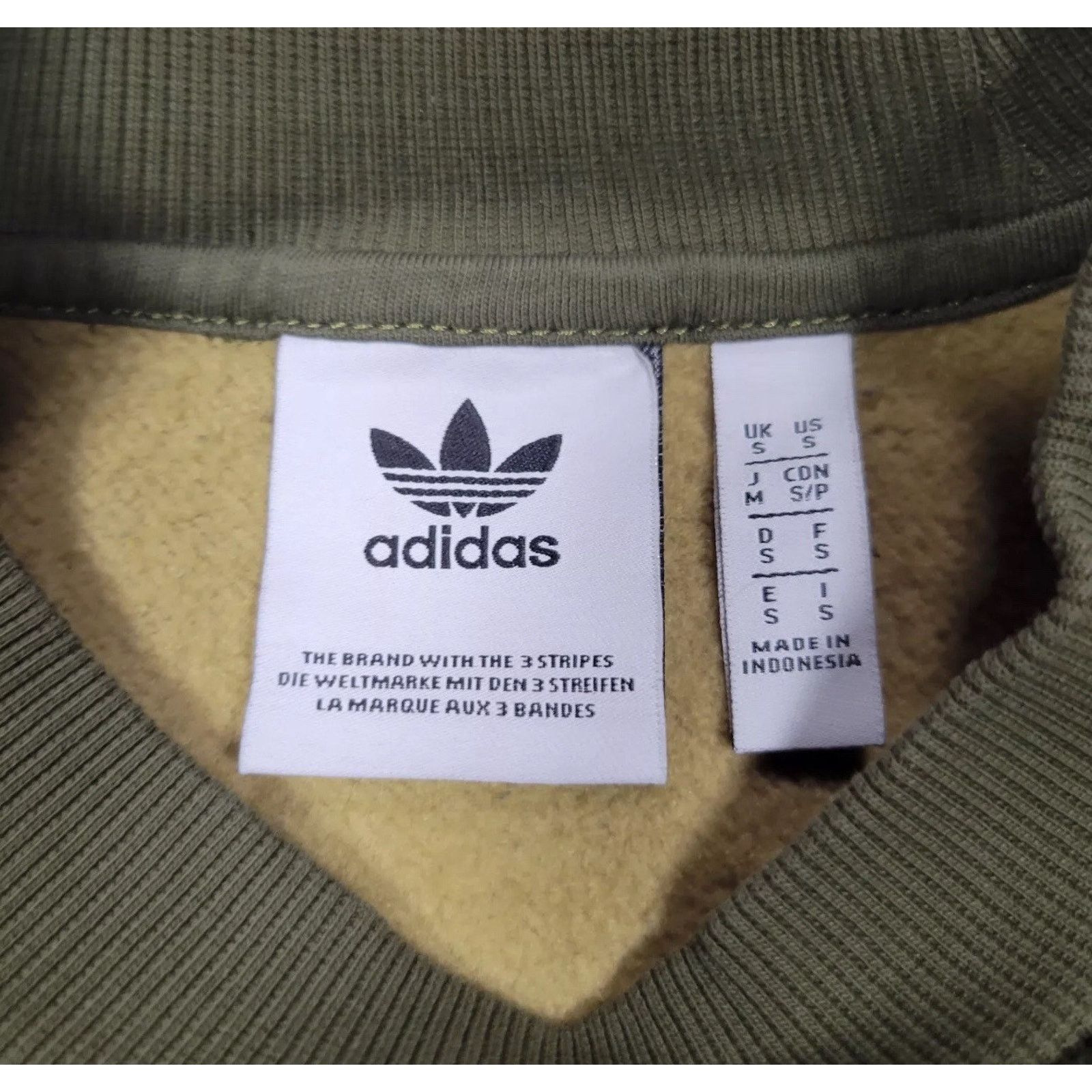 Kith ADIDAS ORGINALS TREFOIL CAMO ARMY GREEN SWEATSHIRT L Size US XL / EU 56 / 4 - 4 Thumbnail