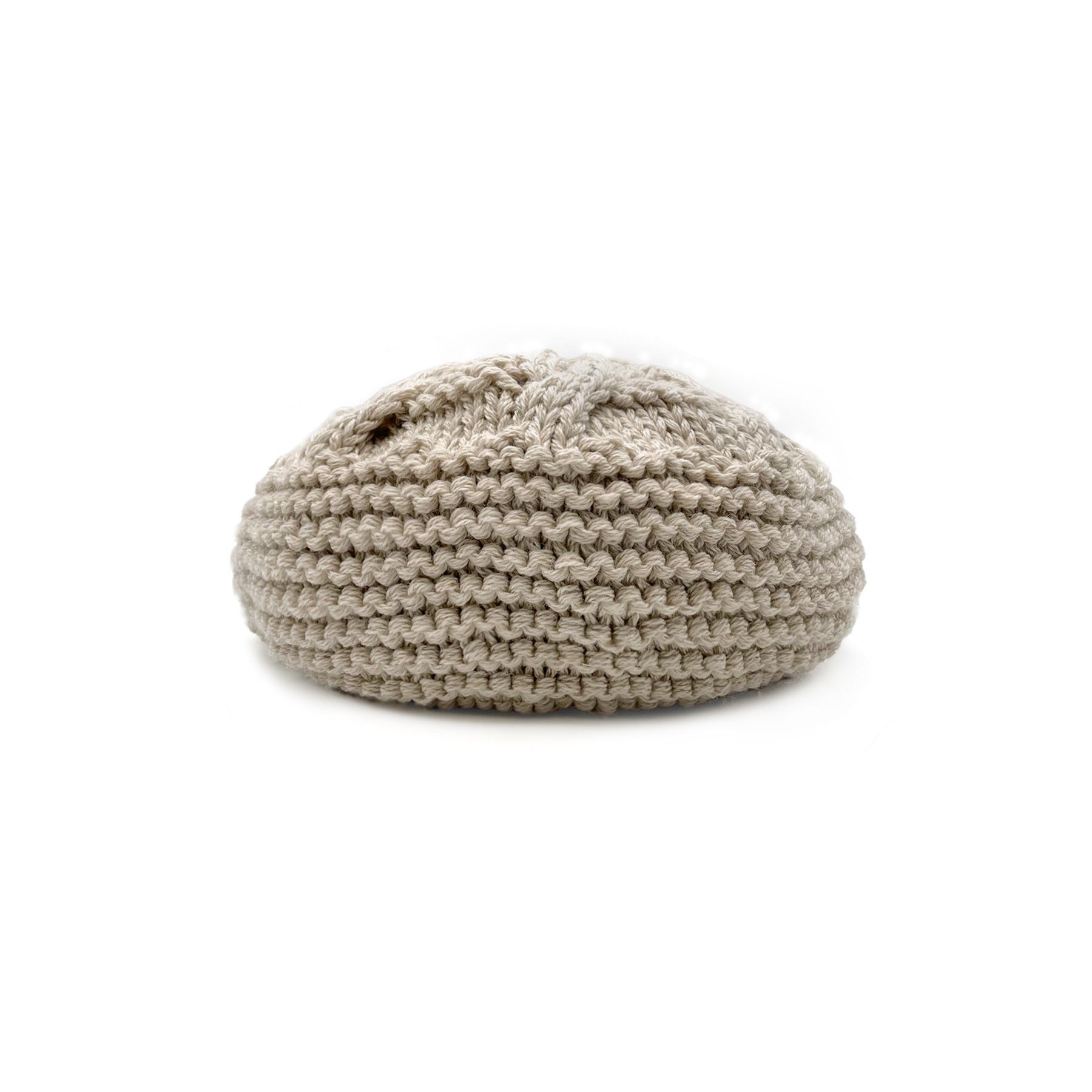 Chrome Hearts Chrome Hearts Cashmere Silver Cross Button Beige Beret Size ONE SIZE - 3 Thumbnail