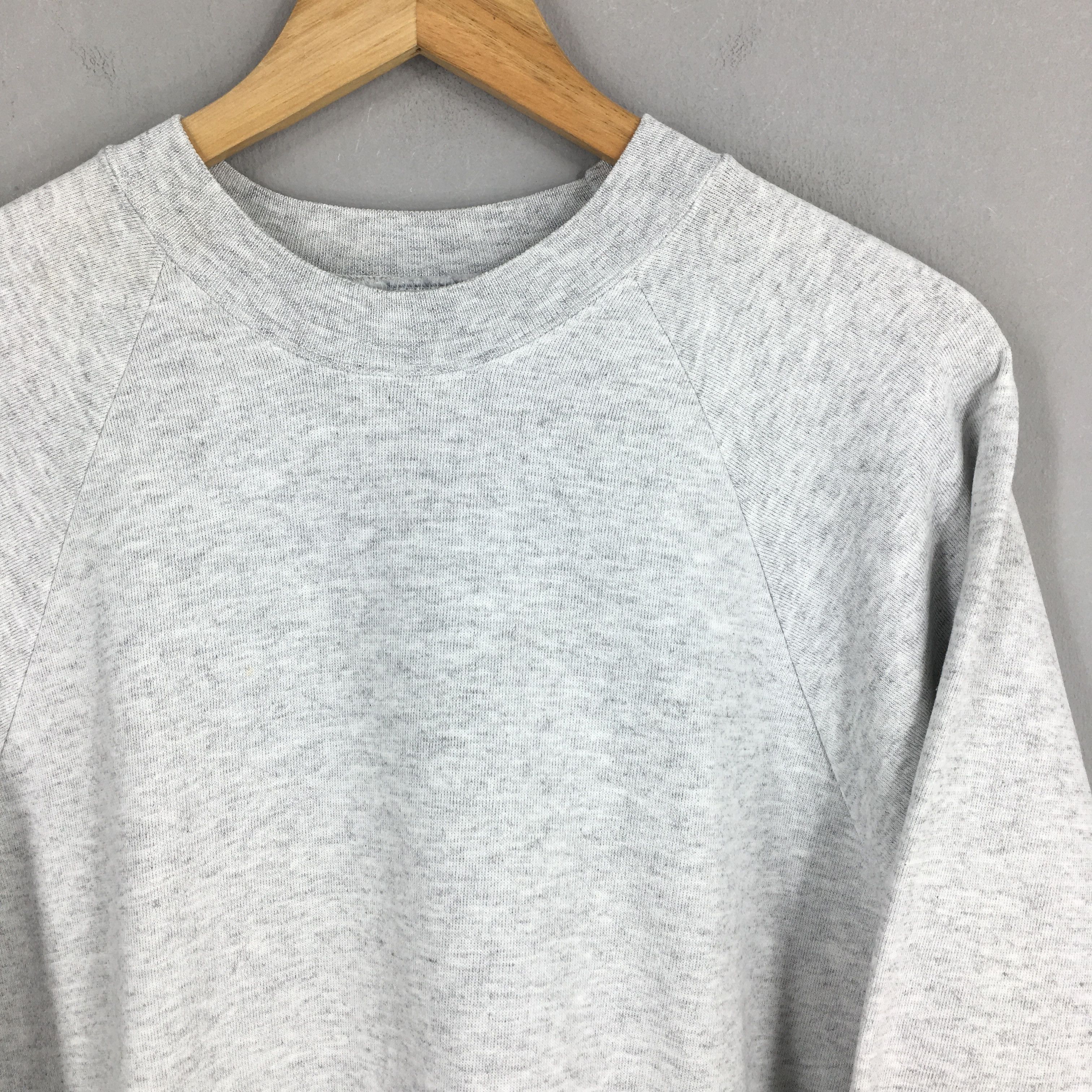 Vintage Vintage 90’s Oneita Usa Gray Sweatshirt Large Size US M / EU 48-50 / 2 - 2 Thumbnail