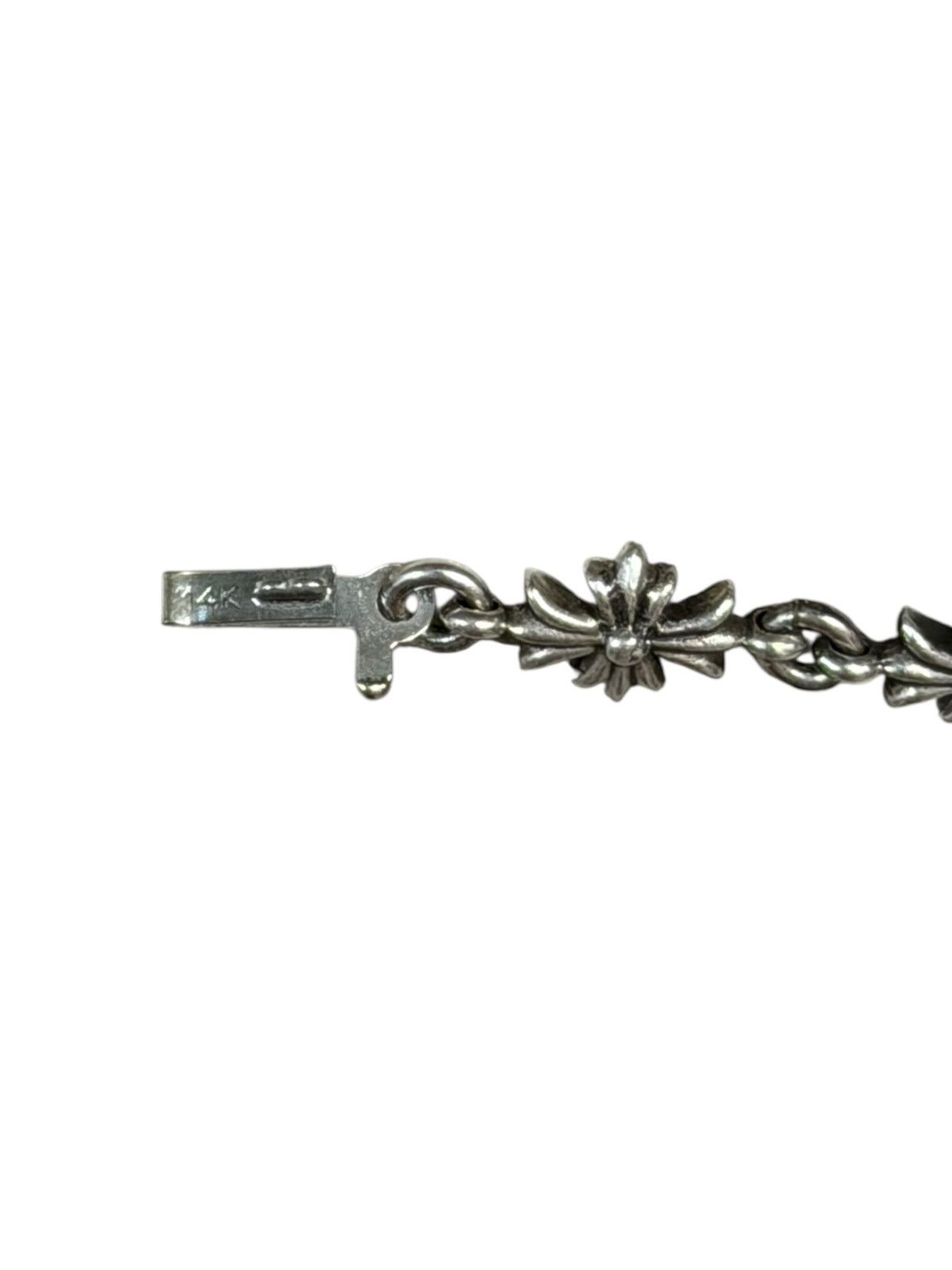 Chrome Hearts Chrome Hearts Tiny E Bracelet - 13 Links Size ONE SIZE - 6 Thumbnail