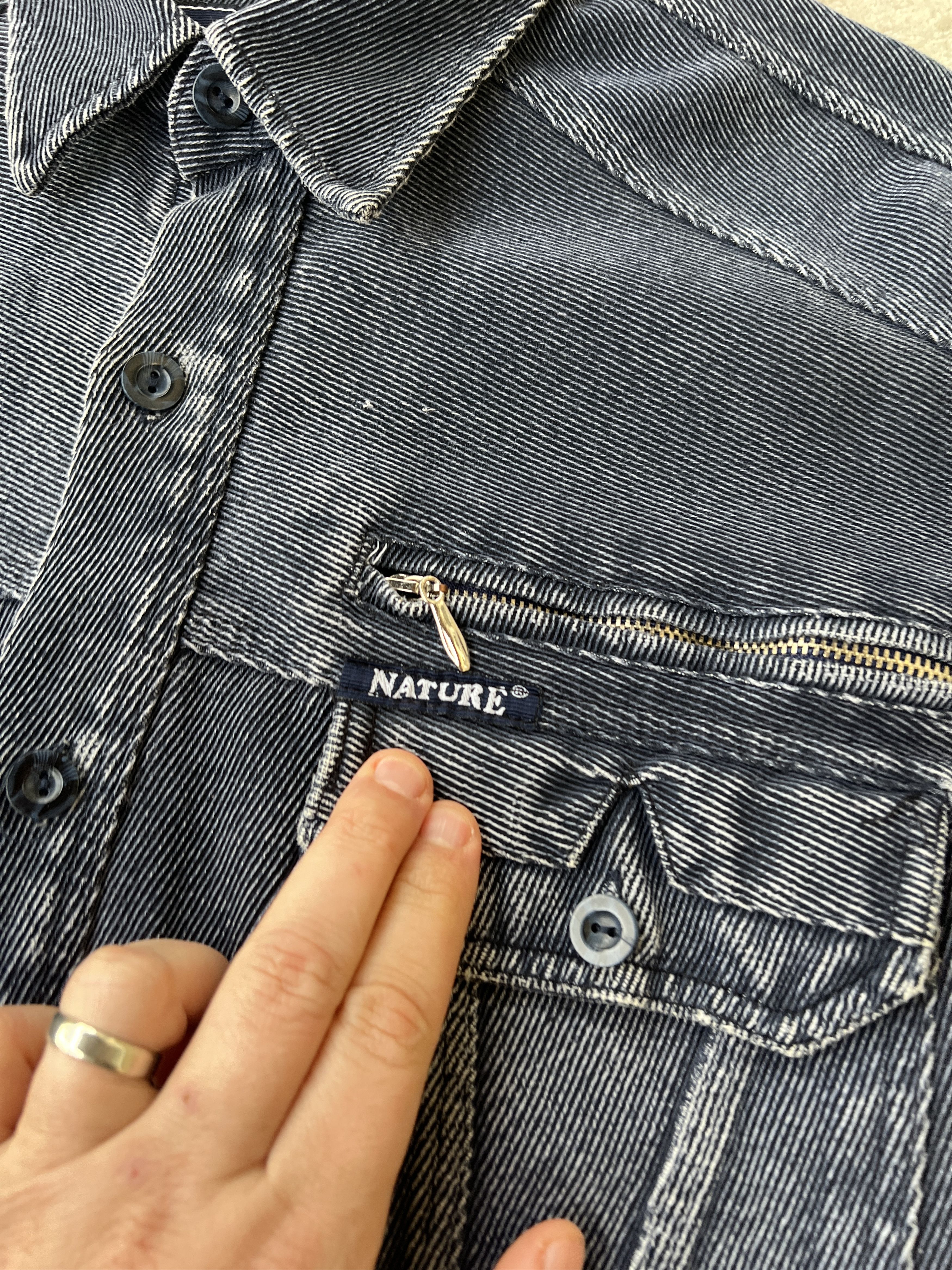 Vintage Vintage Nature Denim Shirt Size US XL / EU 56 / 4 - 2 Thumbnail