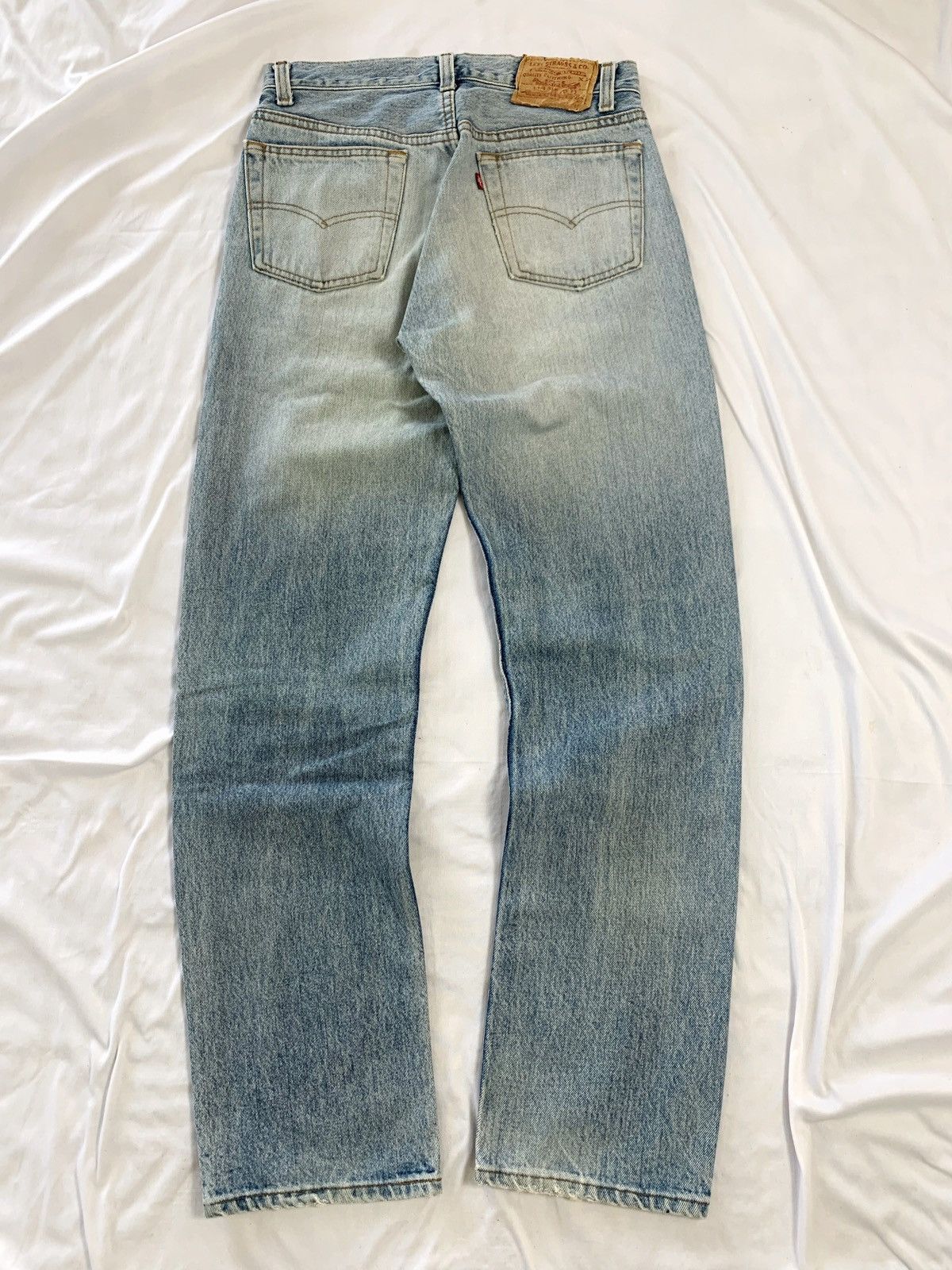 Levi's Vintage Clothing 90s levis 501 vintage jeans blue wash usa made Size US 28 / EU 44 - 9 Thumbnail