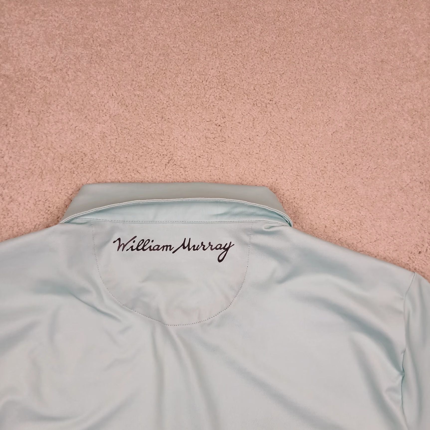Vintage William Murray Polo Shirt Mens Large Mint Green Stretch Polo Shirt Golf Activewear Casual Shirt Mens L Green Stretch Modern Sports Size US L / EU 52-54 / 3 - 4 Thumbnail