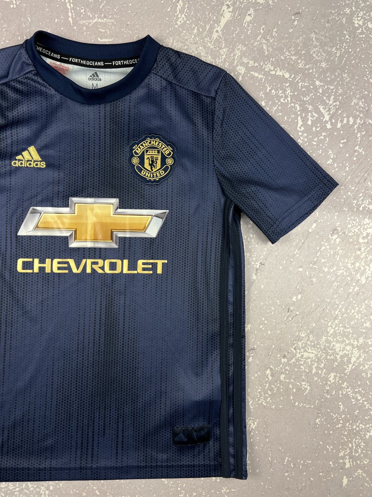 Adidas 2018/2019 Adidas Manchester United Third Shirt Jersey Youth Size US XXS / EU 40 - 2 Thumbnail
