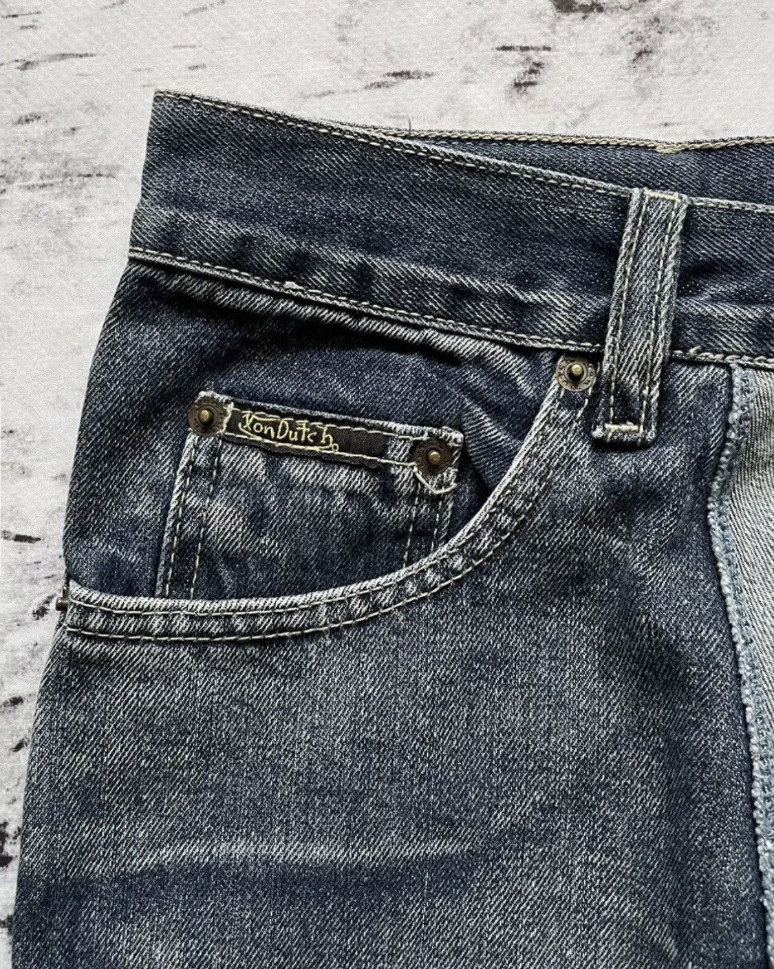 Vintage × Von Dutch Von Dutch Logo Jeans Size US 30 / EU 46 - 12 Thumbnail