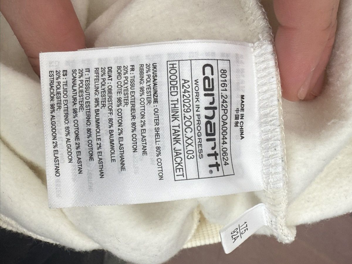 Carhartt Carhartt white zip up hoodie "Hooded think tank hoodie" Size US M / EU 48-50 / 2 - 5 Thumbnail