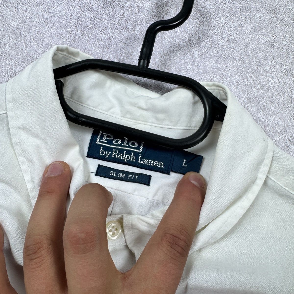 Polo Ralph Lauren Men’s Polo Ralph Lauren Slim Fit White Cotton Shirt Size L Size US L / EU 52-54 / 3 - 6 Thumbnail