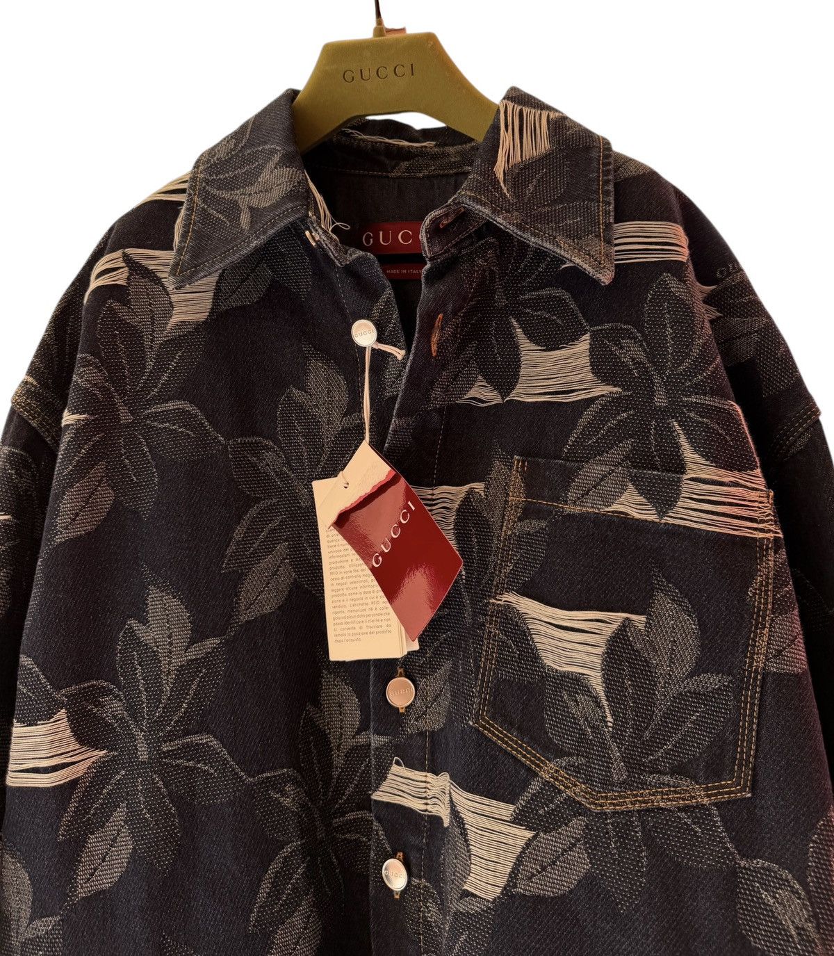 Gucci Gucci Oversized Denim Jacket Size US M / EU 48-50 / 2 - 4 Thumbnail