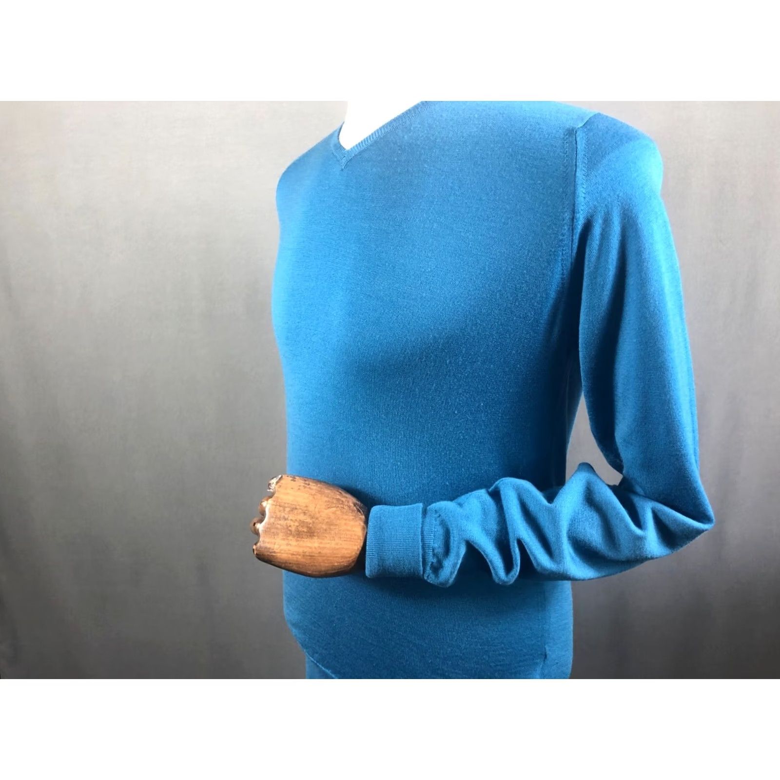 John Smedley John Smedley Wool Blue Pullover Sweater Men Size S Size US S / EU 44-46 / 1 - 6 Thumbnail