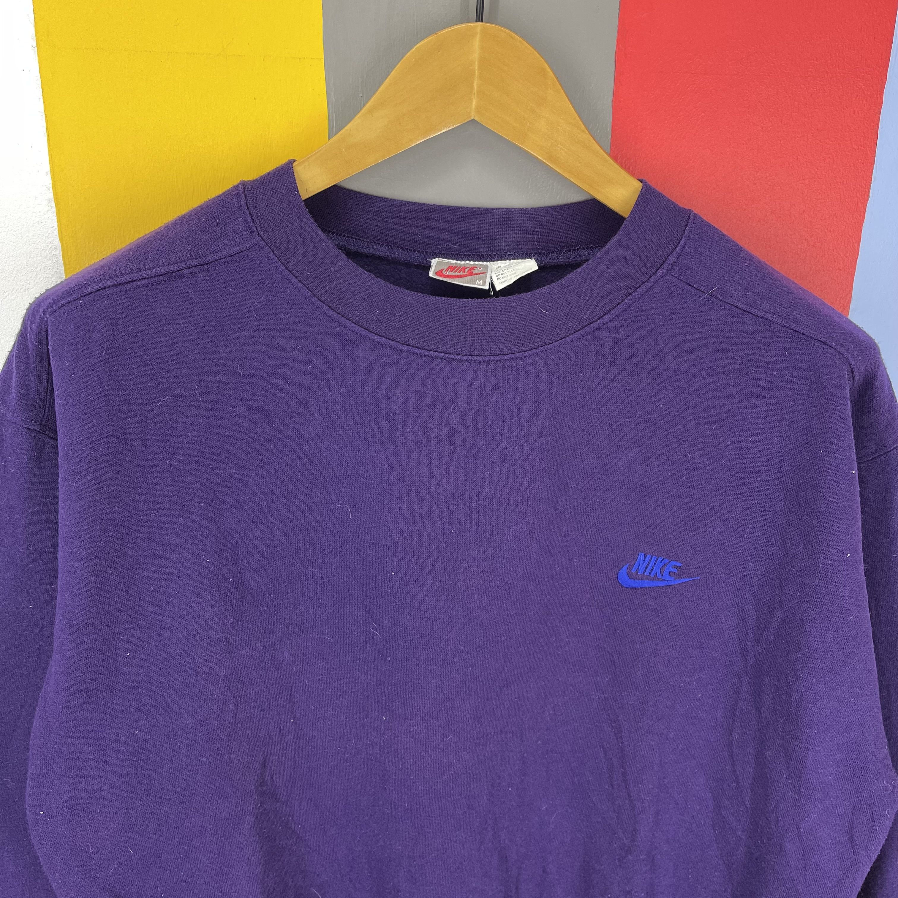 Nike 80s-90s Vintage NIKE Grey Label Sweatshirt #1969/12 Size US M / EU 48-50 / 2 - 2 Thumbnail