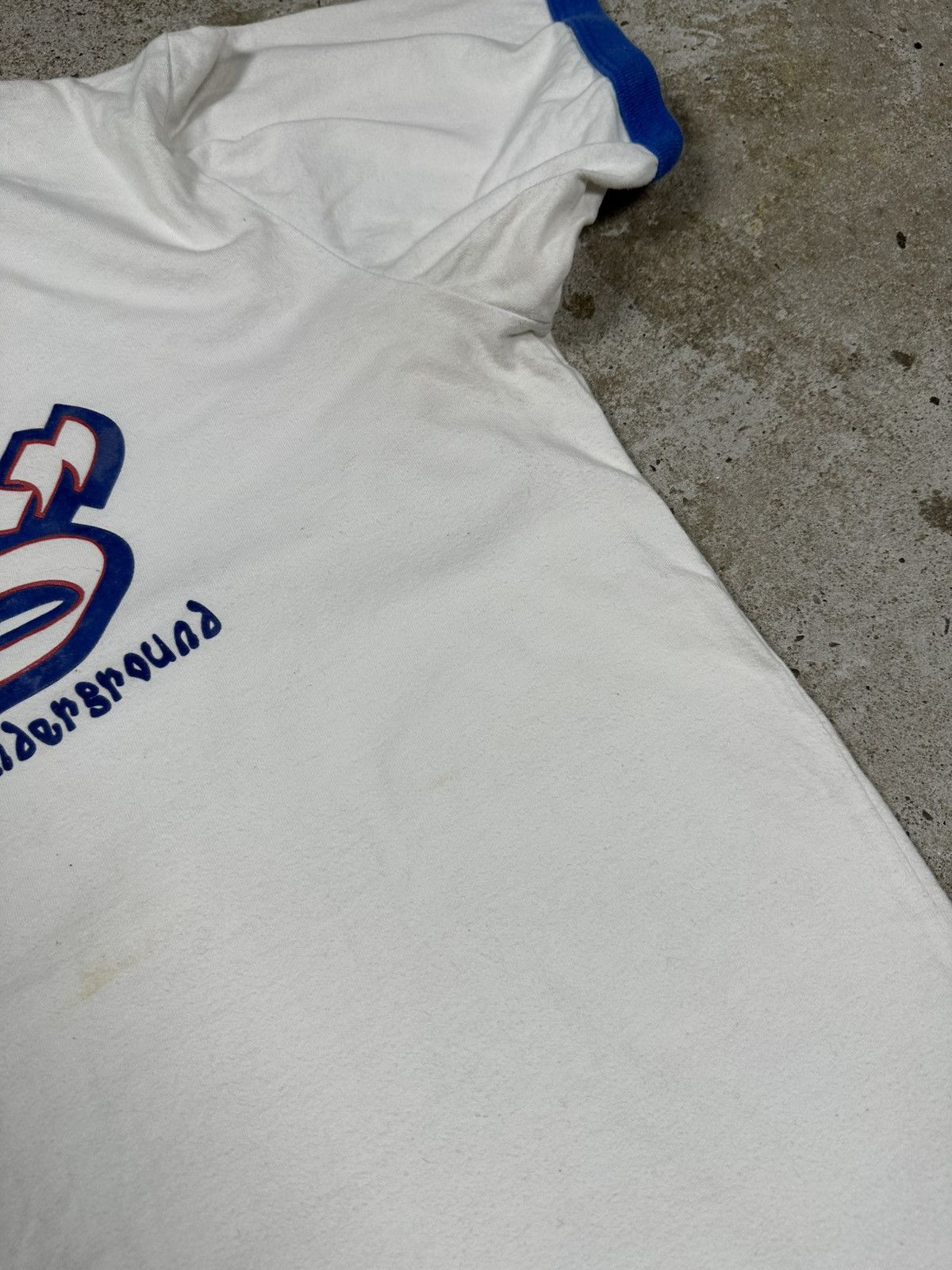 Lee × Vintage Vintage Y2K Lee Pipes Underground White Tee Size US XL / EU 56 / 4 - 8 Thumbnail