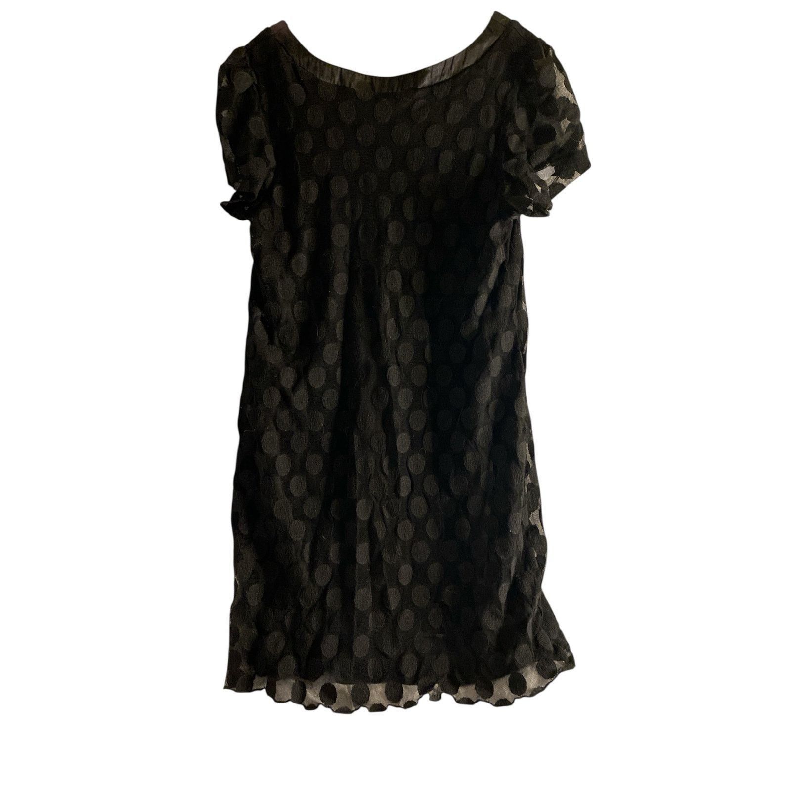 Other Retro Vintage-Inspired Black Polka Dot Short Sleeve Dress 16 Size XXL / US 16-18 / IT 52-54 - 5 Thumbnail