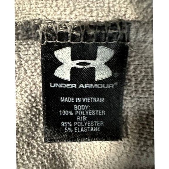 Under Armour Under Armour Hoodie Pullover Mens XL Gray Navy ZIP? Drawstring Not ZIP. Size US XL / EU 56 / 4 - 5 Thumbnail