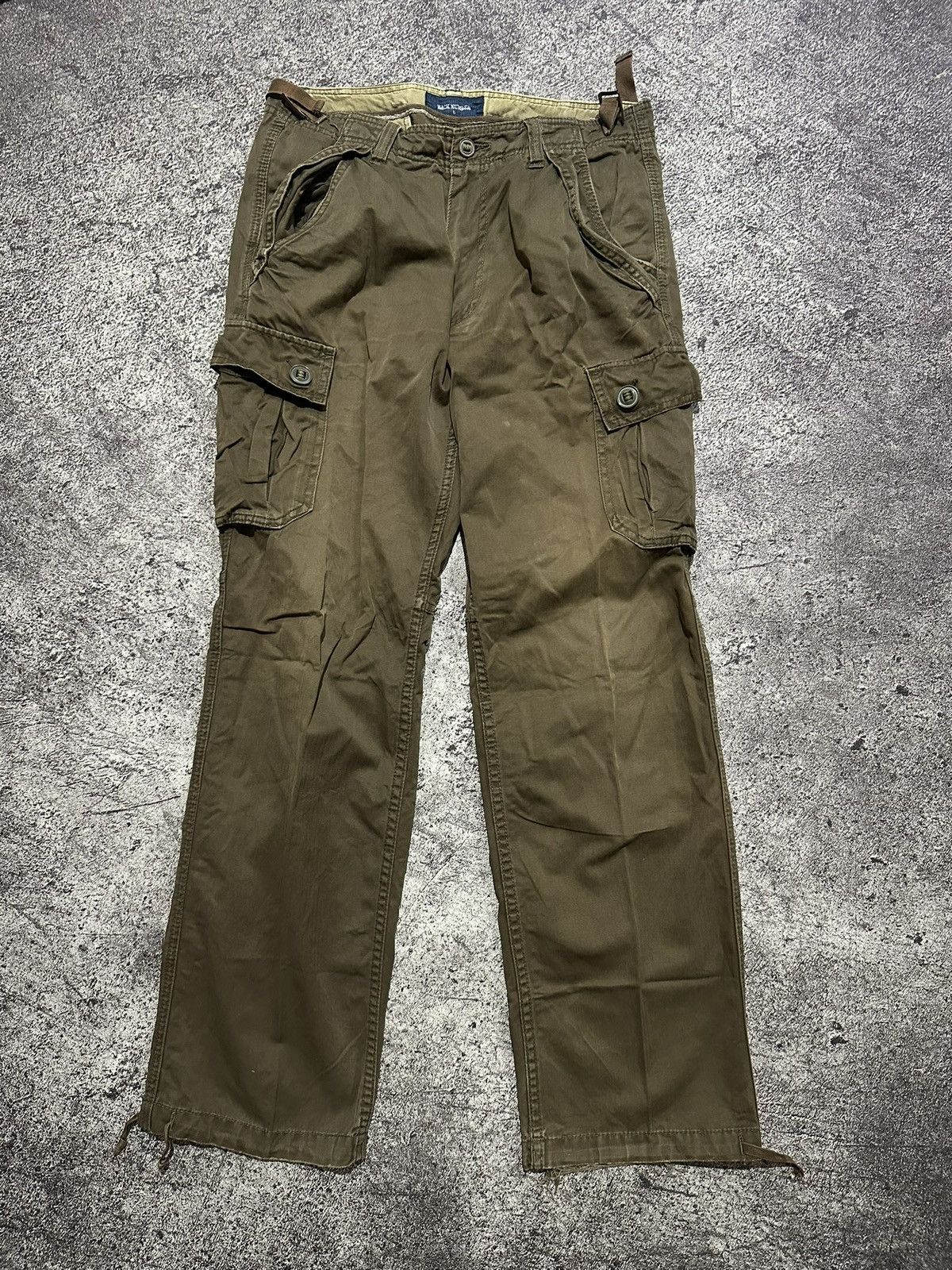 Japanese Brand Japanese Back Number Sunfaded Cargo Pants Military GOA Style Size US 31 - 2 Thumbnail