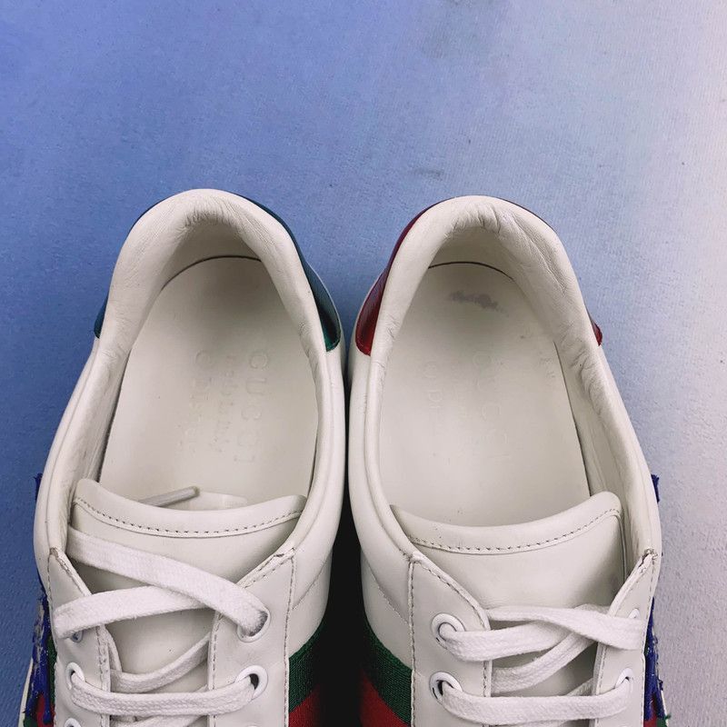 Gucci Gucci Ace Embroidered Pig Sneakers for Men - Size US 8 / EU 41 - 6 Thumbnail