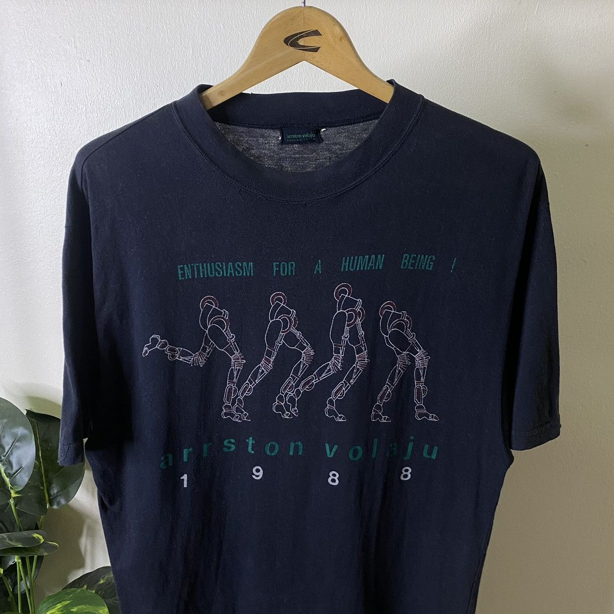 Japanese Brand × Vintage Vtg 1988 Arrston Volaju by Kohshin Satoh Japan Designer Tee Size US M / EU 48-50 / 2 - 2 Thumbnail