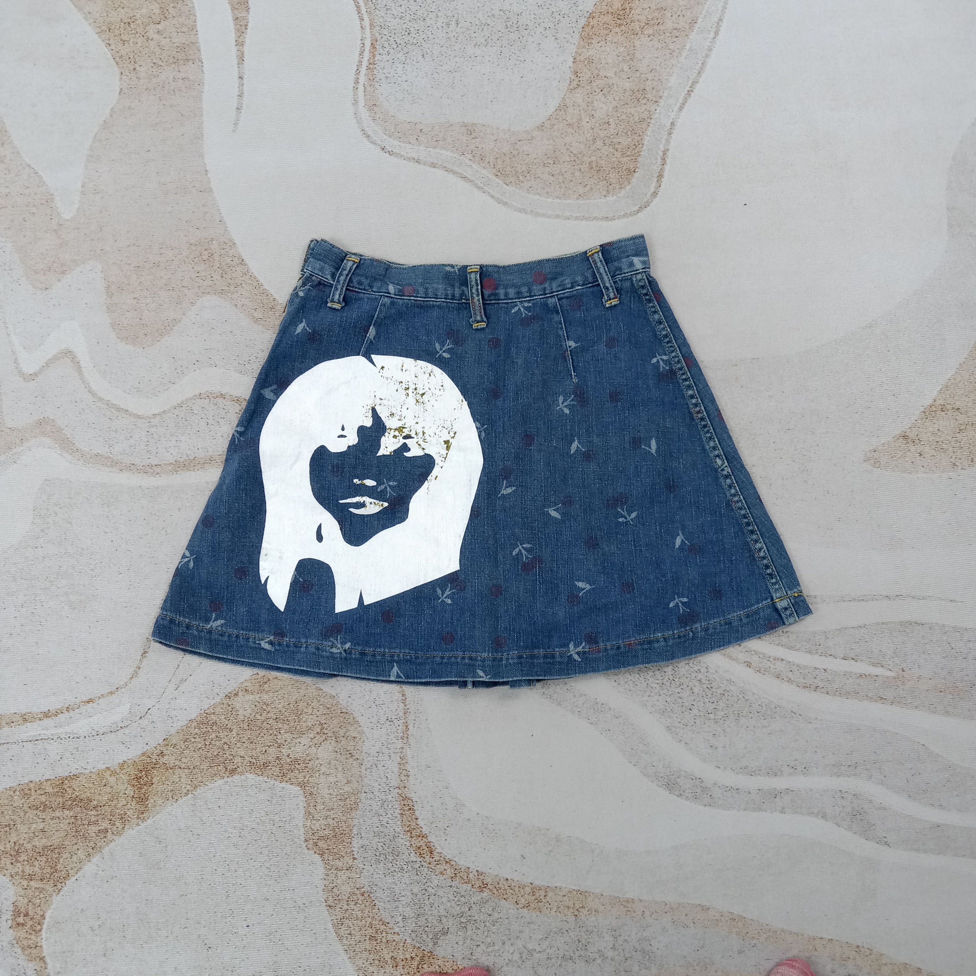 Hysteric Glamour Hysteric Glamour Denim Mini Skirts C265N12 Size 24" / US 00 / IT 34 - 1 Thumbnail