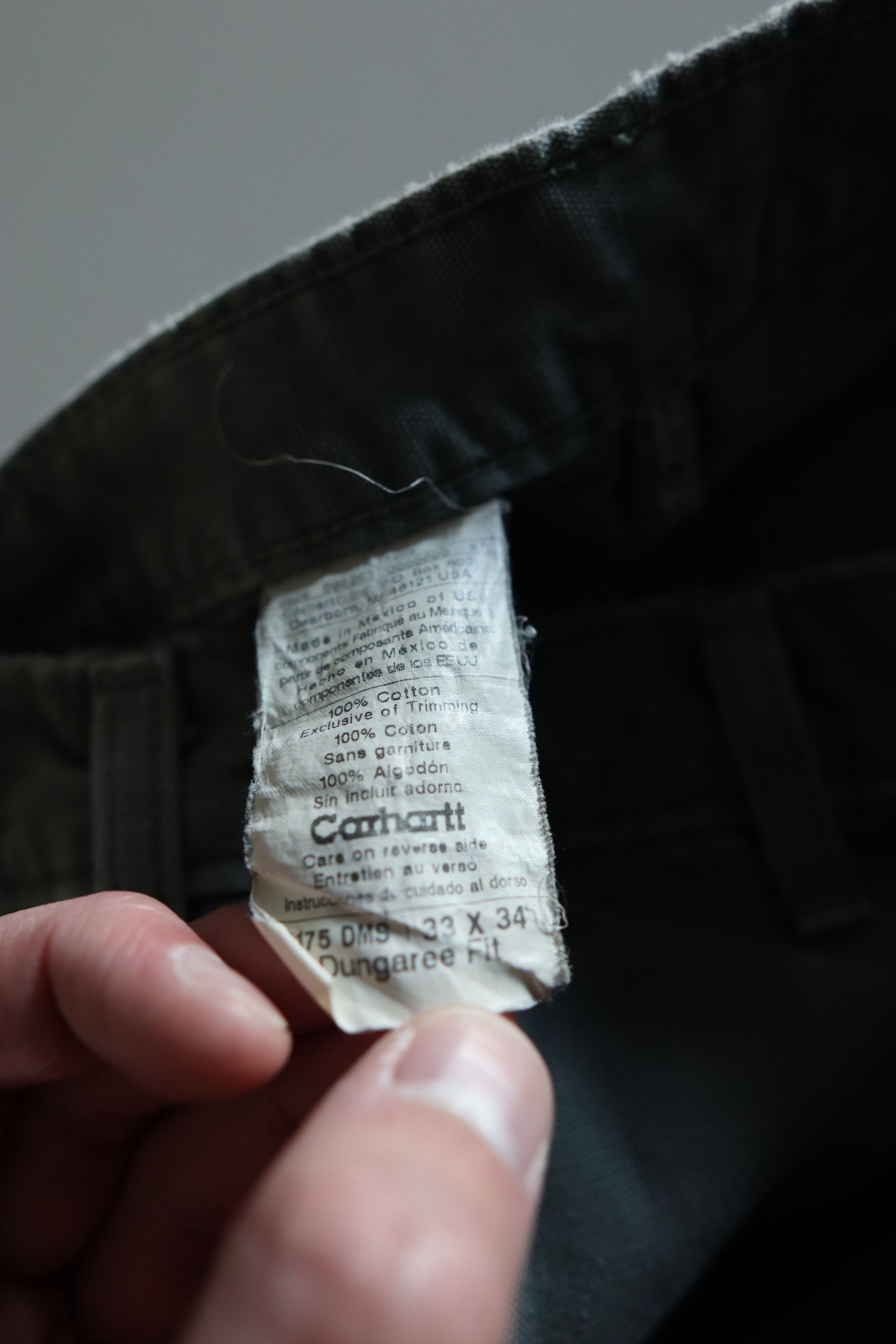 Carhartt Carhartt 33x34 Faded Green Double Utility Carpenter Pants Size US 33 - 4 Thumbnail