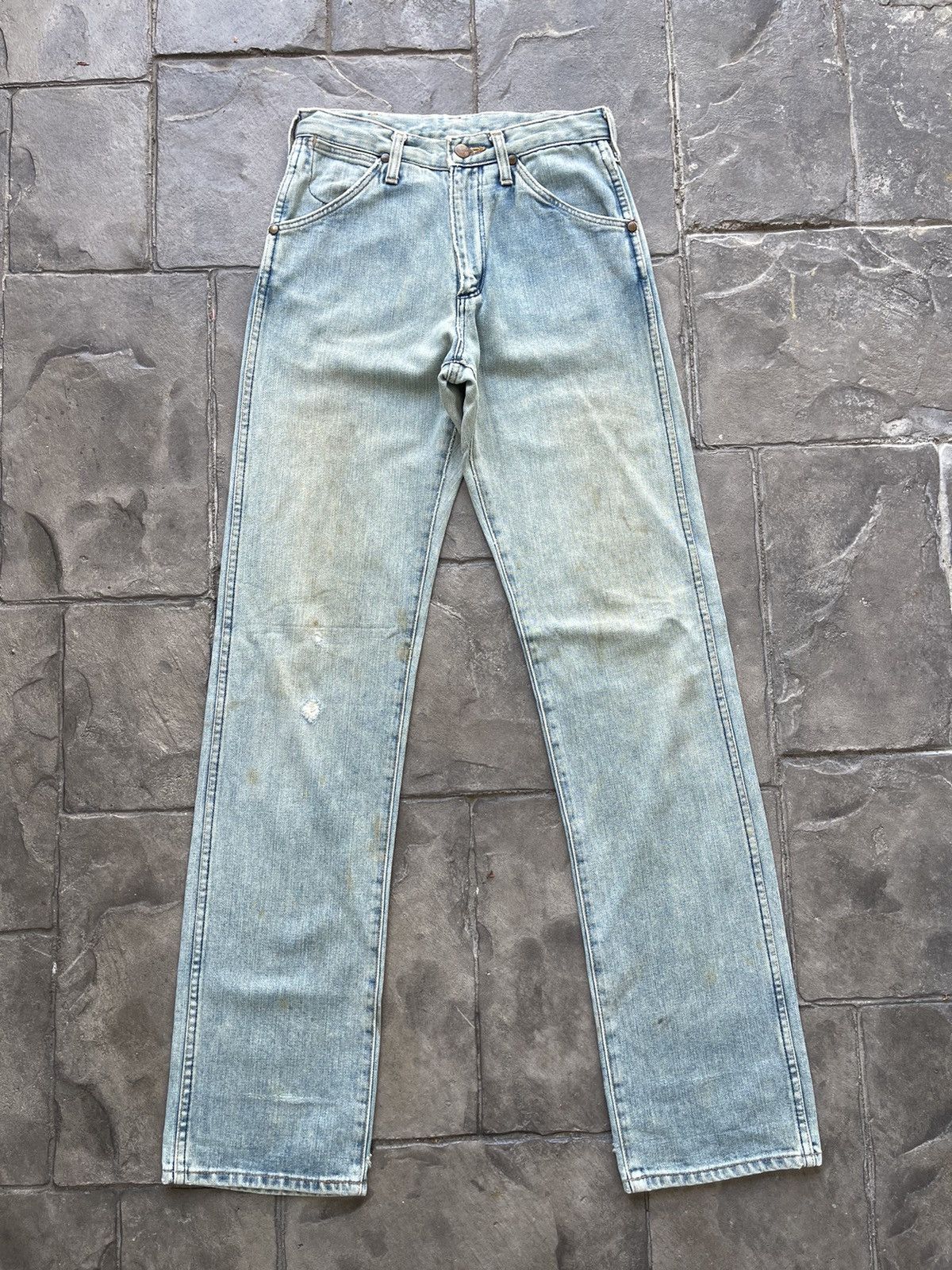 Wrangler JAPAN MADE Wrangler Cowboy Cut 14oz Broken Denim Lot 13MWZ Size US 28 / EU 44 - 6 Thumbnail