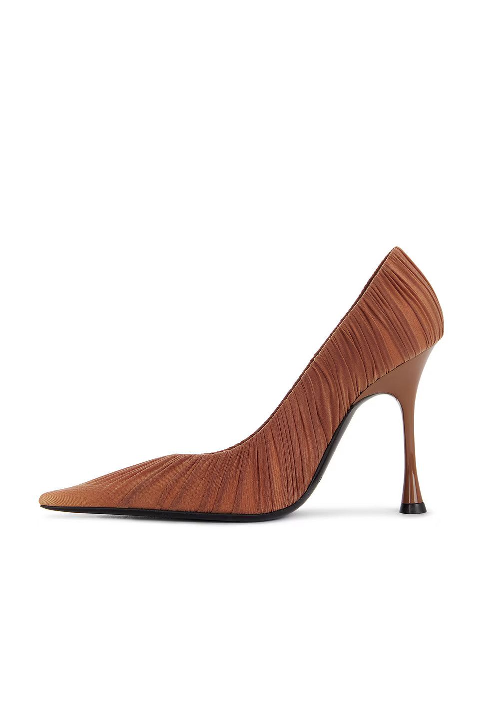 Saint Laurent Paris o1tr1nto0326 805750 Emmanuelle Pumps Heels in Draped Jersey Size US 7 / IT 37 - 5 Thumbnail