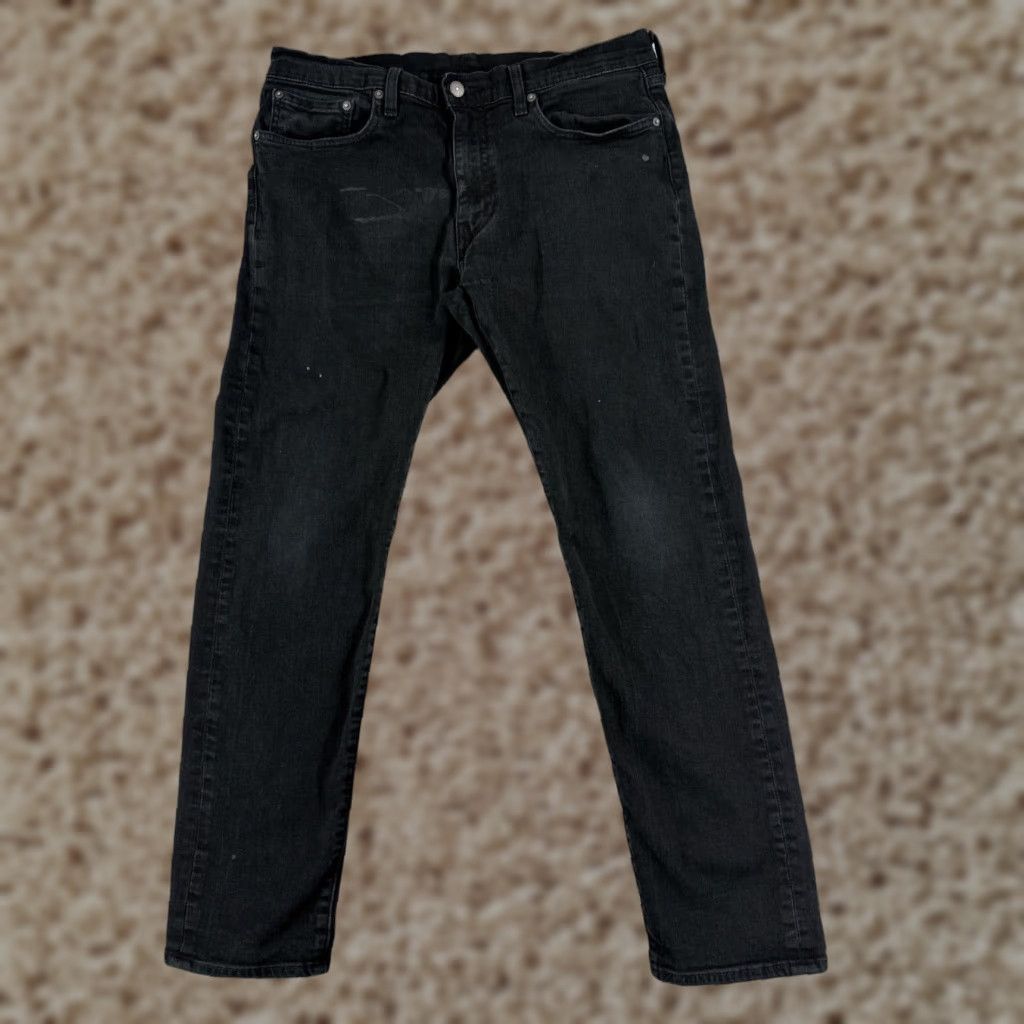 Levi's Levi's Jeans Adult 34 Black Denim 502 Cotton Blend 32x28 Straight Big E Size US 34 / EU 50 - 1 Thumbnail