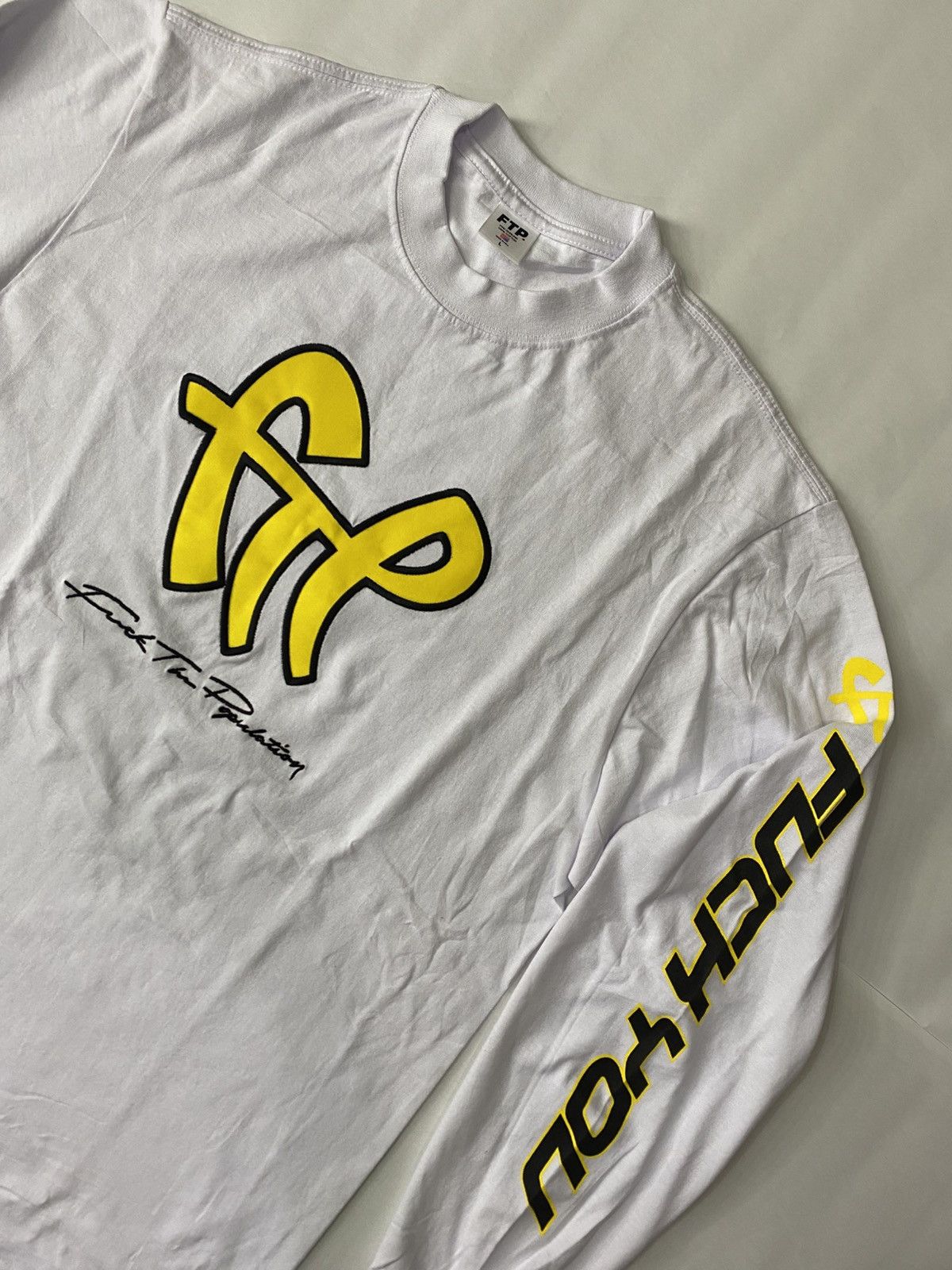 Fuck The Population FTP LONG SLEEVE TEE. Size US L / EU 52-54 / 3 - 3 Thumbnail