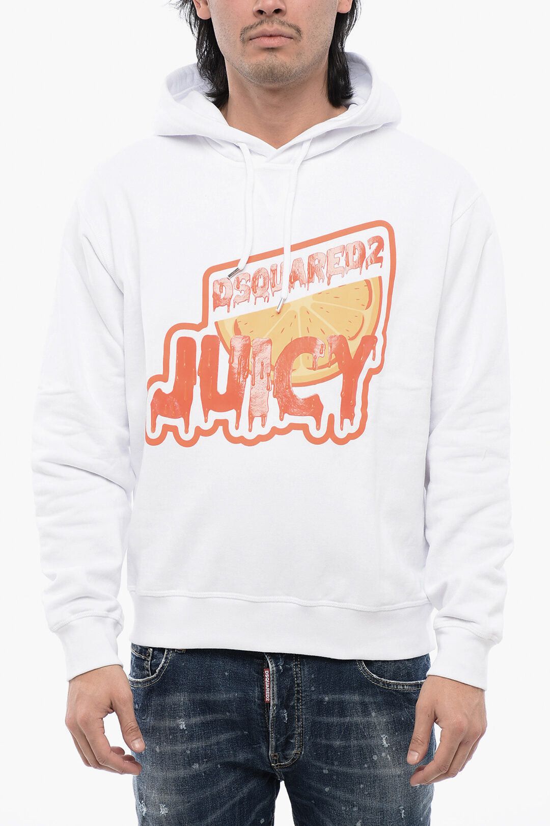 Dsquared2 Brushed Cotton Cool Fit Hoodie D2 JUICY Size US XXL / EU 58 / 5 - 1 Thumbnail
