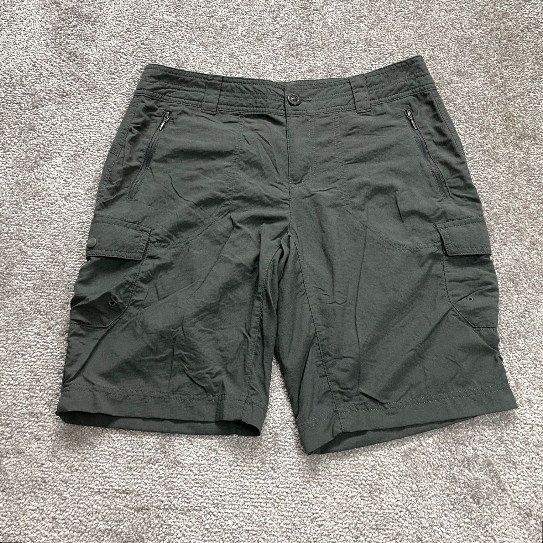 Vintage Columbia Cargo Shorts Women's 8 Black Solid Pockets Active Outdoor Casual W32 Size 30" / US 8 / IT 44 - 2 Thumbnail