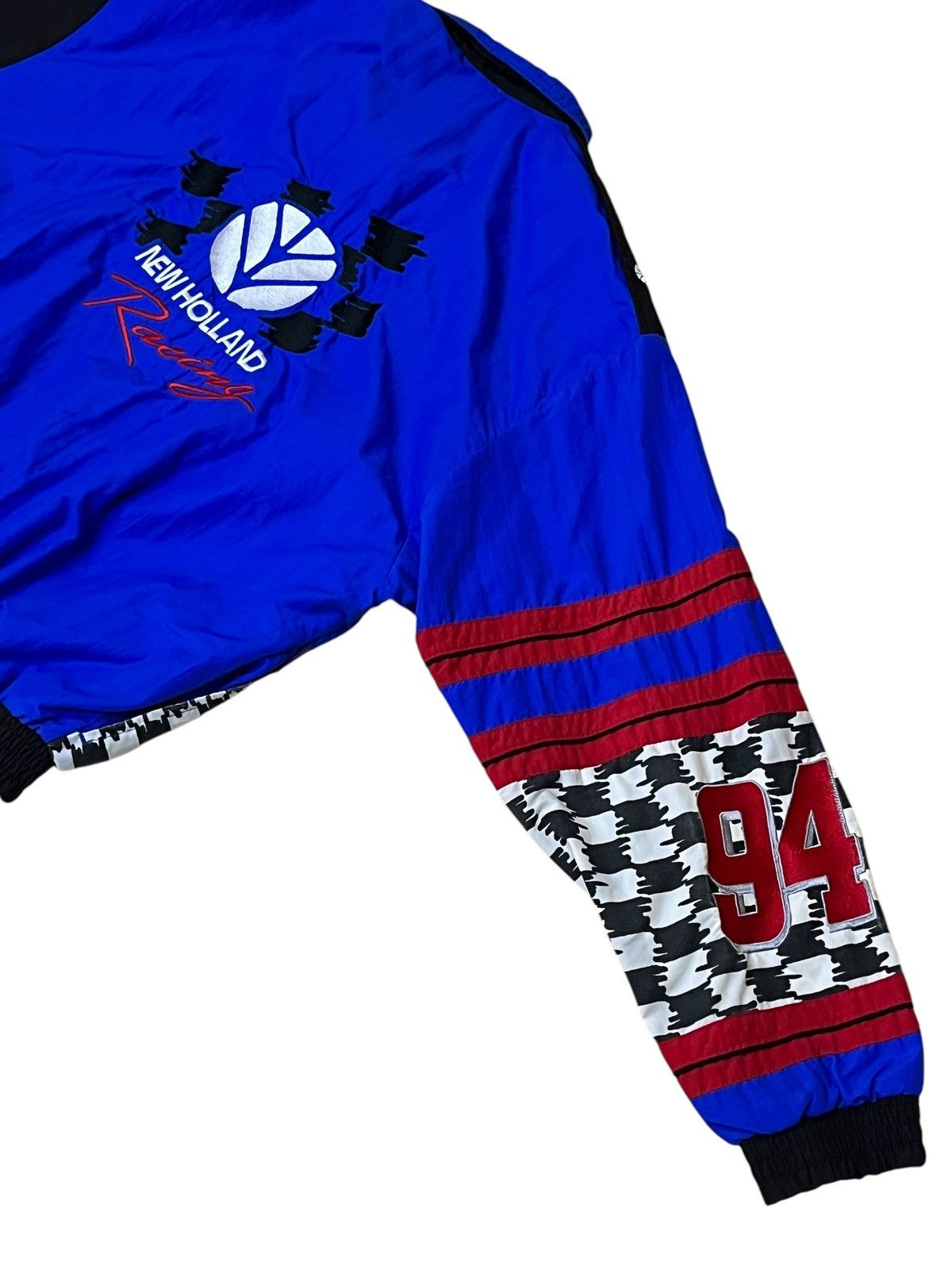 NASCAR VINTAGE 90s NASCAR NEW HOLLAND RACING “RON BARFIELD” JACKET Size US XL / EU 56 / 4 - 9 Thumbnail