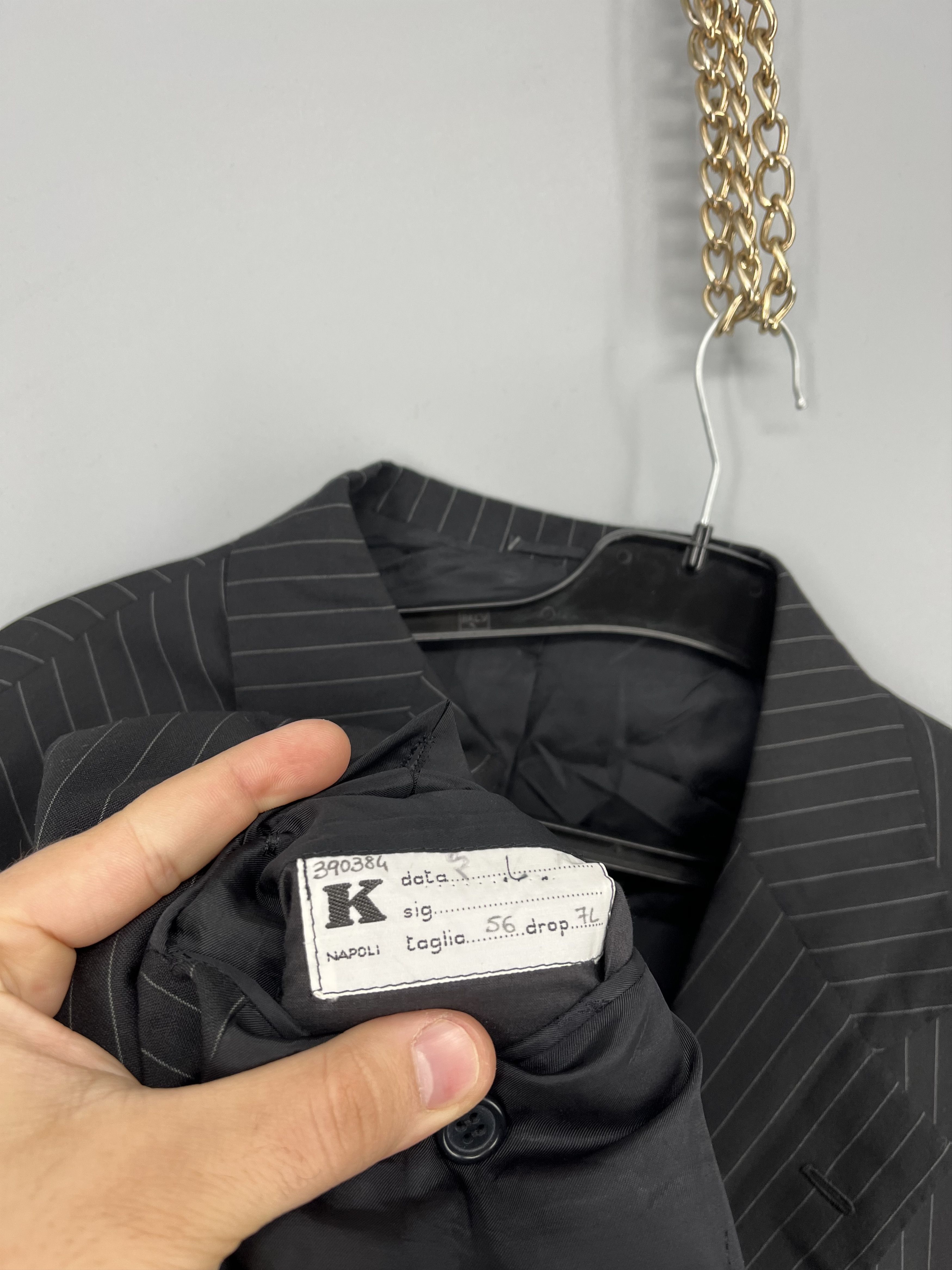 Kiton Kiton Napoli Navy Blue Wool Blazer Three Button Jacket Size 40L - 10 Thumbnail