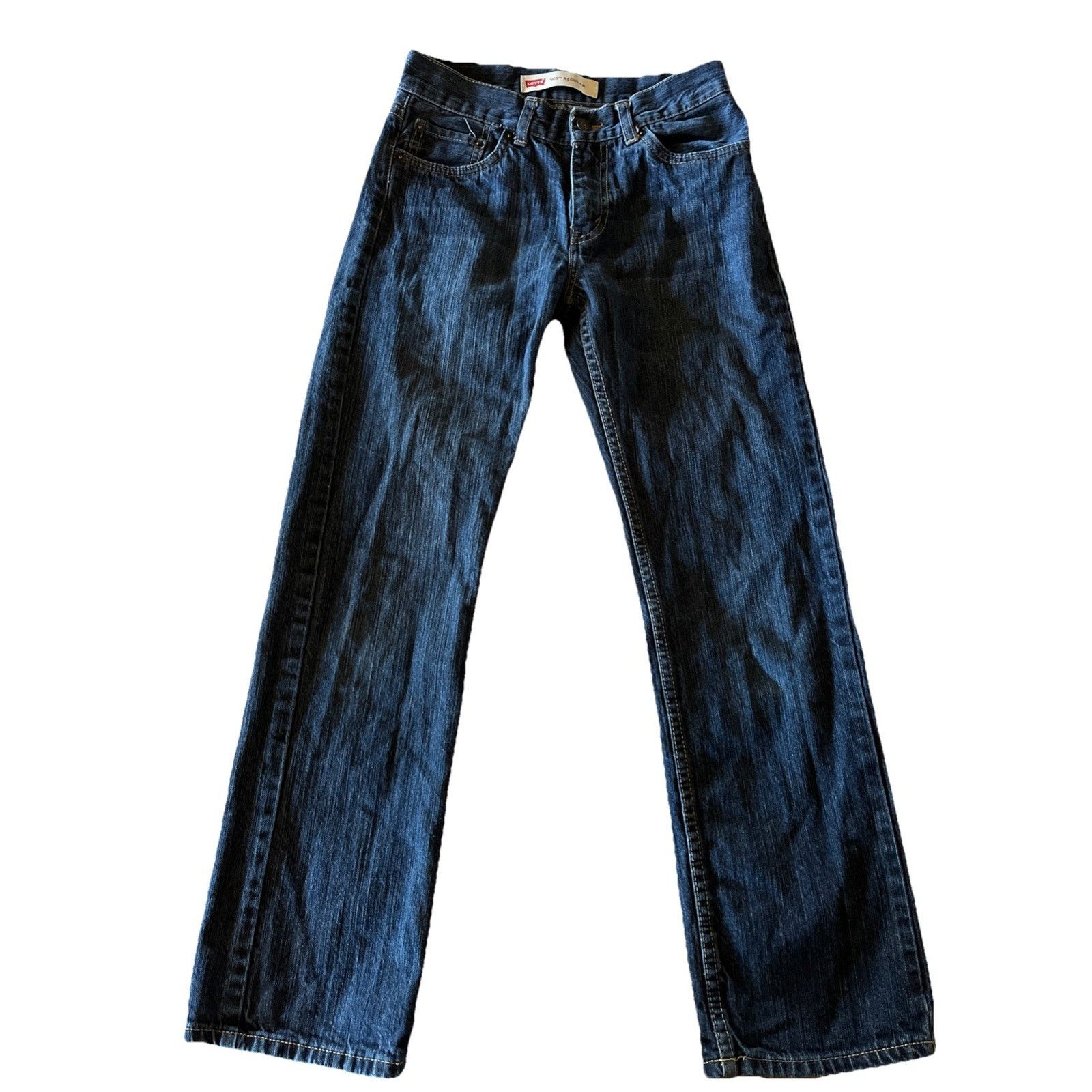 Levi's Levi's 505 Regular Straight Leg 14 Slim 26x26 Med Wash Blue Size US 26 / EU 42 - 1 Thumbnail