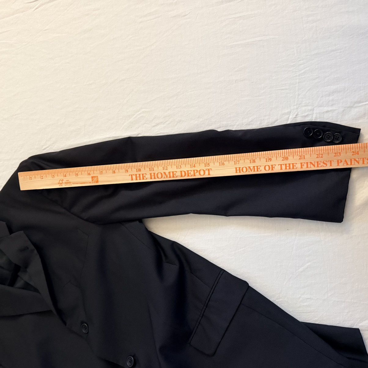 Burberry Burberry London Blazer 42R Black 100% Wool Union Made USA Size 42R - 10 Thumbnail