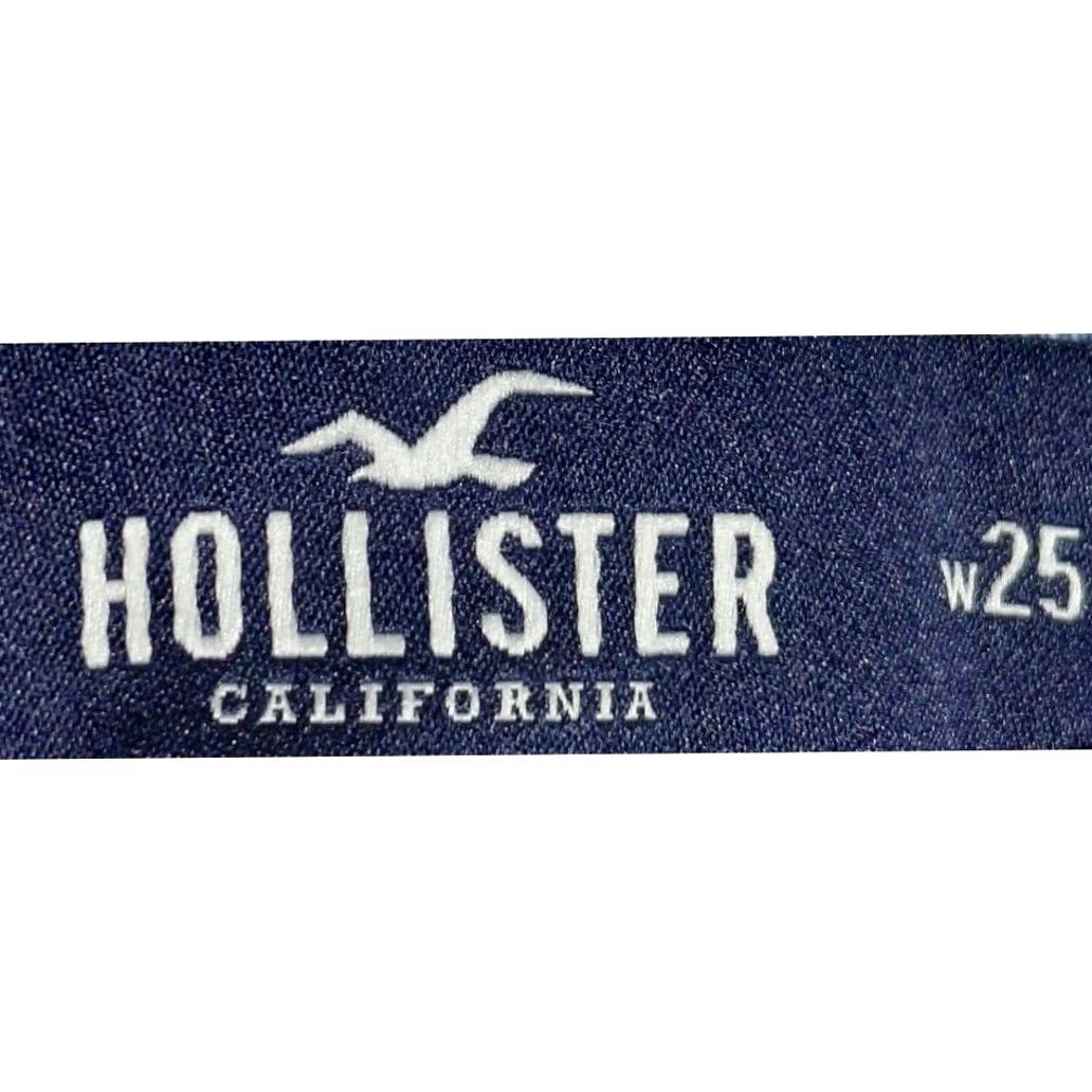 Denime HOLLISTER CALIFORNIA Short High-Rise Denim Women W25 Blue Floral Distressed Button 100% Cotton Stretch Shorts Womens Size 42" / US 20 - 5 Thumbnail