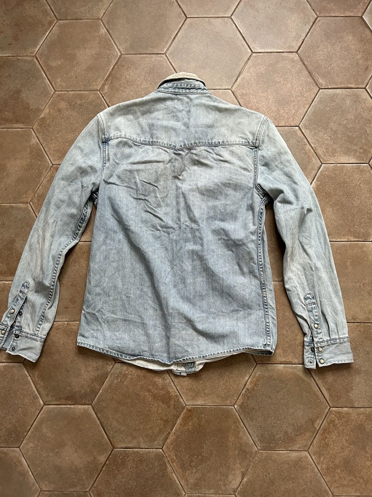 Allsaints ALL SAINT premium denim shirt western jeans Size US M / EU 48-50 / 2 - 6 Thumbnail