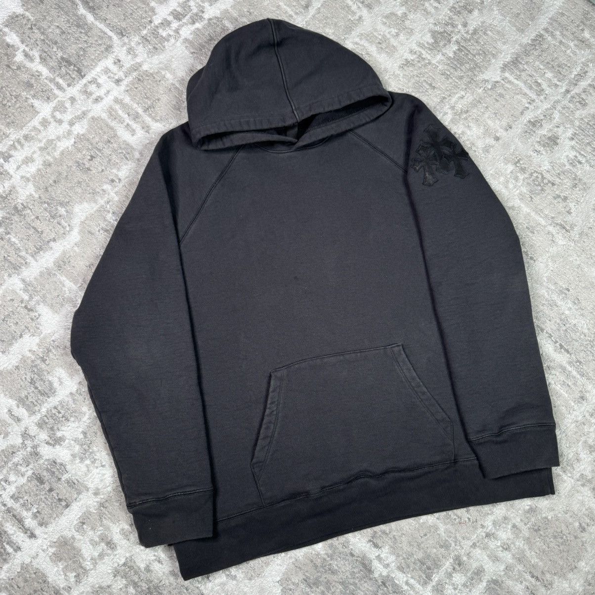 Chrome Hearts Paper jam leather triple cross pullover hoodie Size US XXL / EU 58 / 5 - 1 Thumbnail