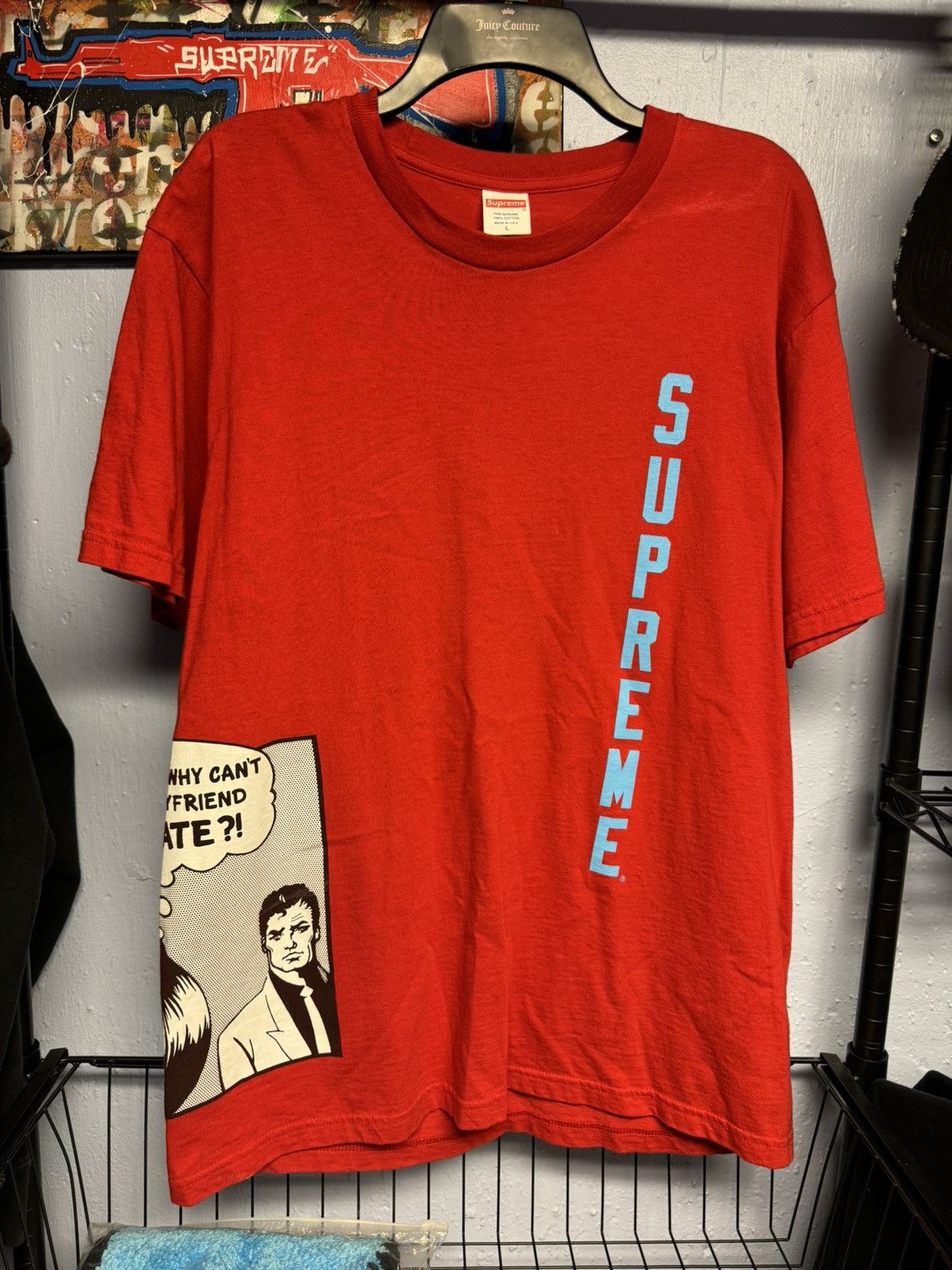 Supreme Thrasher Boyfriend Tee Red Large