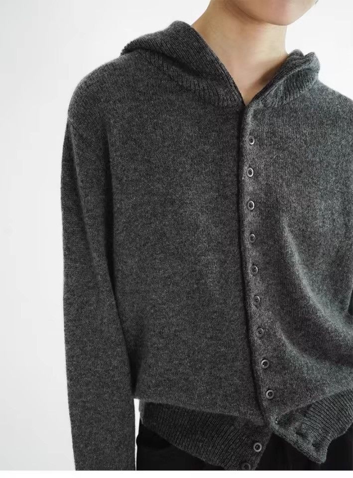 Other 100% Cashmere Winter Autumn Gray Casual Cardigan Sweater Size S / US 4 / IT 40 - 2 Thumbnail