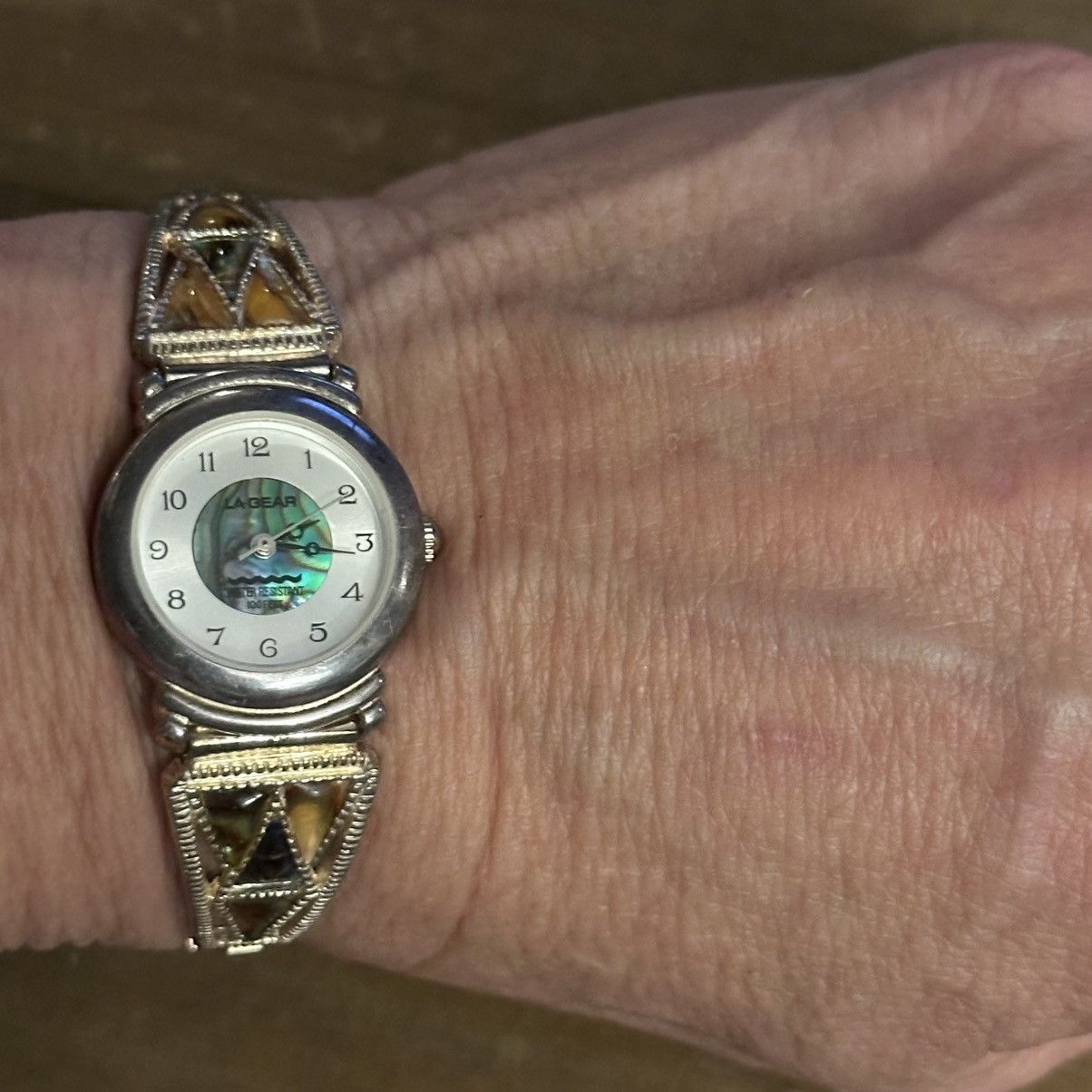 La Gear Vintage L.A. Gear abalone watch Size ONE SIZE - 3 Thumbnail