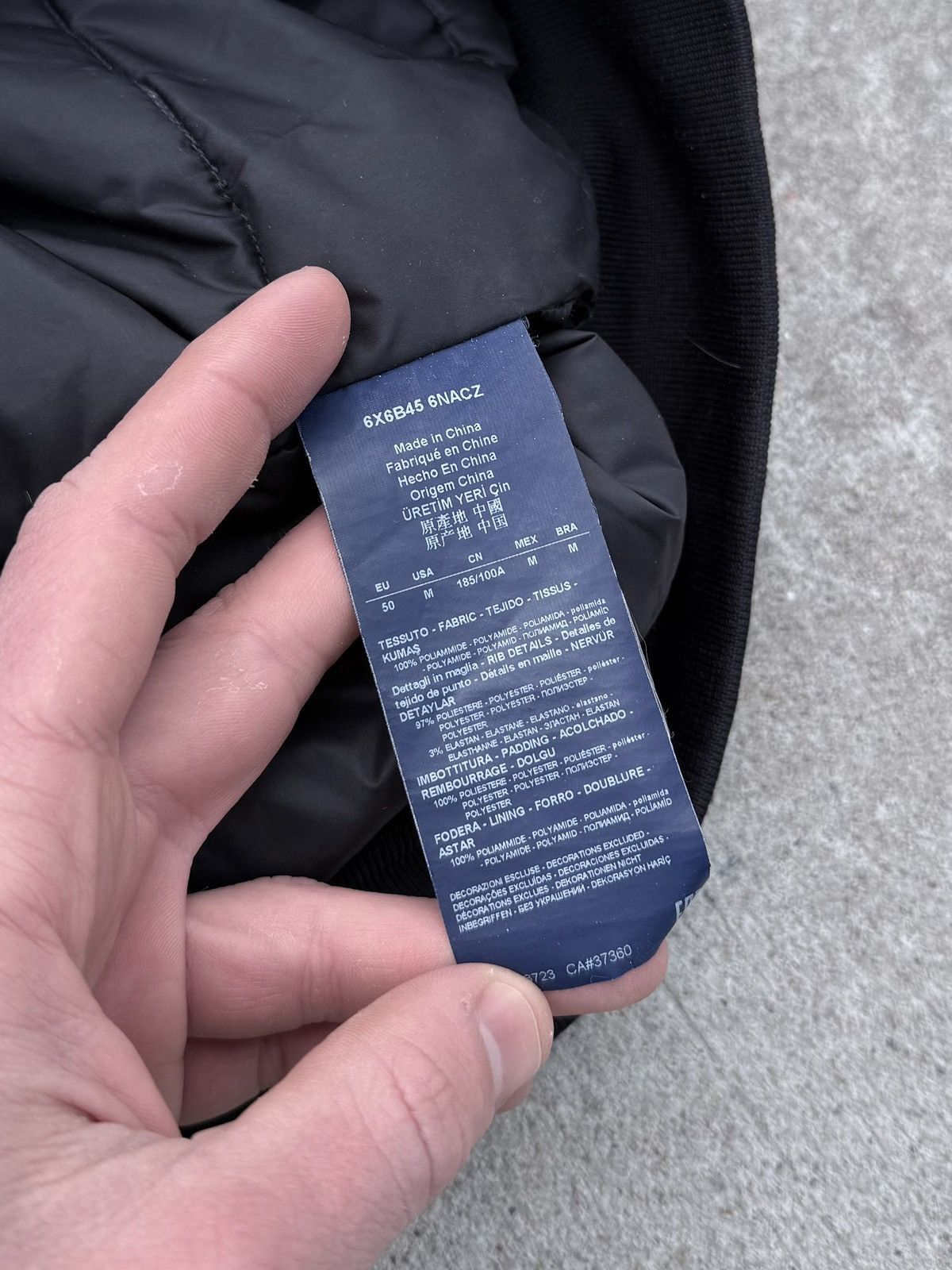 Armani × Vintage Vintage RARE Armani Y2K streetwear avantgarde luxury bomber Size US M / EU 48-50 / 2 - 16 Thumbnail
