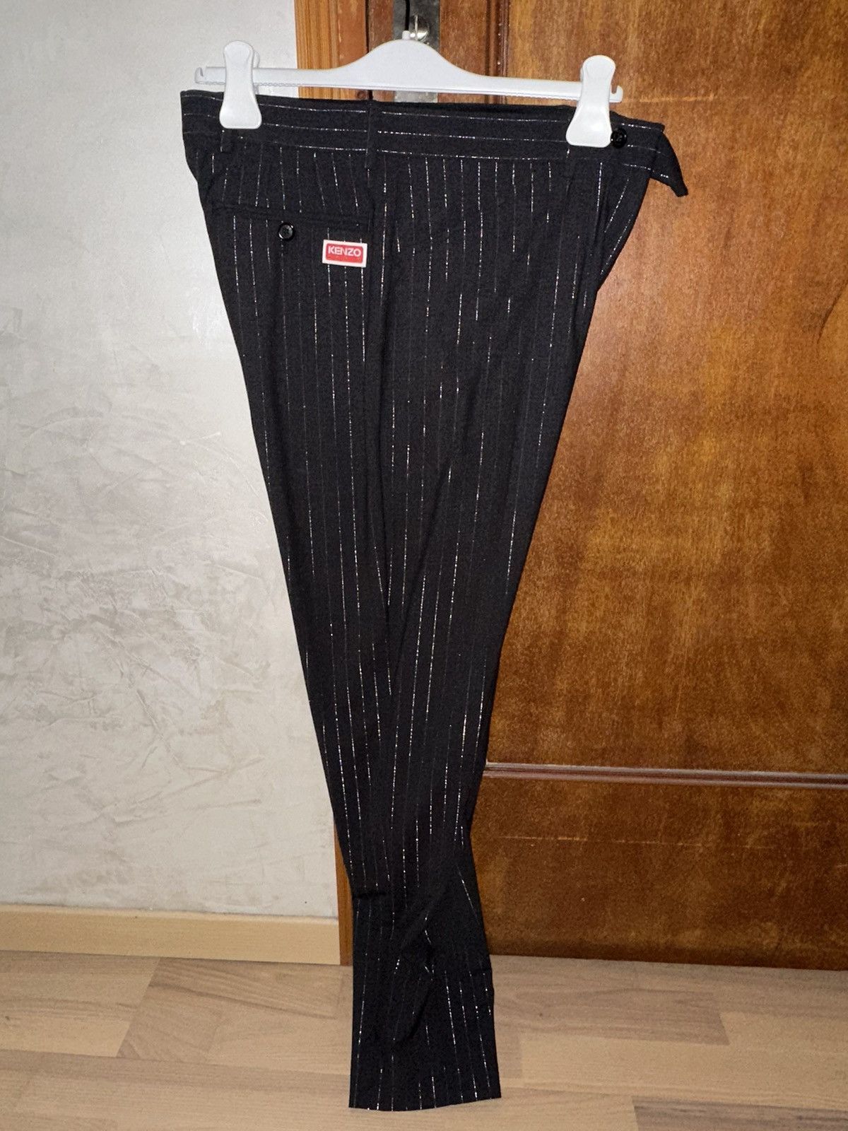 Kenzo KENZO Striped wool tuxedo pants Size US 30 / EU 46 - 1 Thumbnail