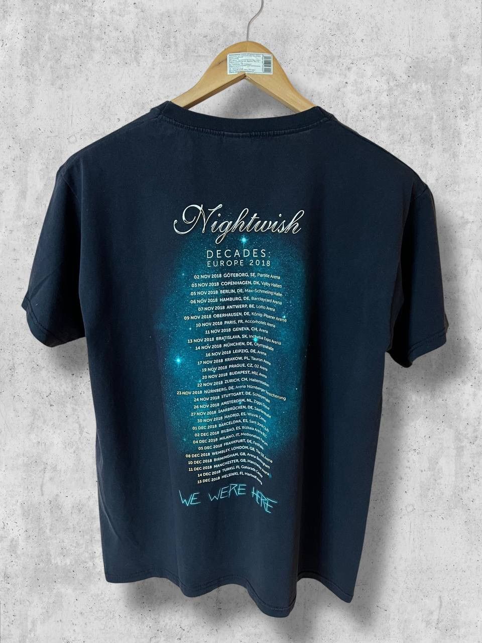 Band Tees Nightwish 2018 TOURNAMENT vintage tee t shirt band Size US M / EU 48-50 / 2 - 3 Thumbnail