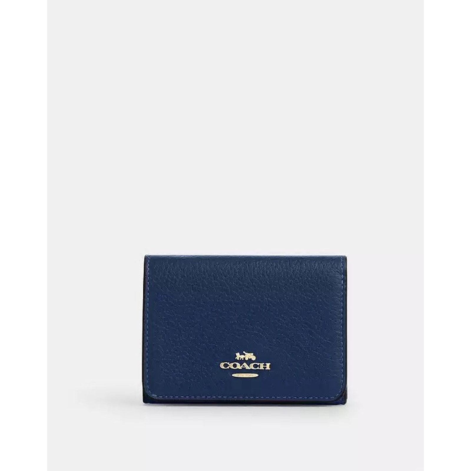 Coach NWT Coach Card Holder Wallet CZ034 Tan/Deep Blue Size ONE SIZE - 6 Thumbnail