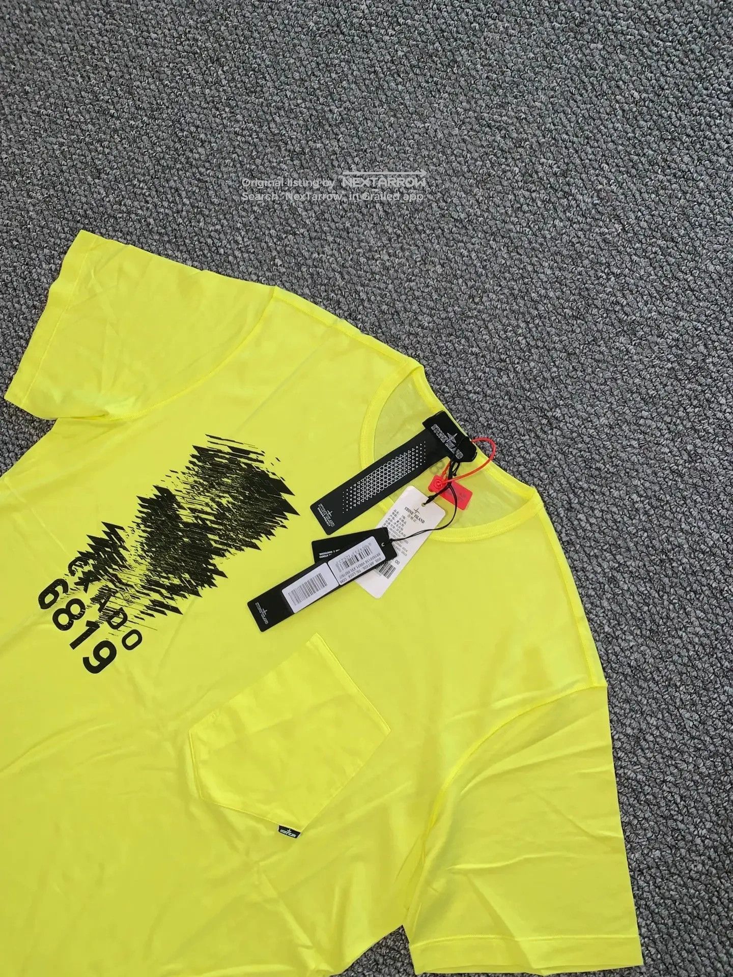 Stone Island Shadow Ss Tee 2XL Last One Soft Fabric Bargain in Yellow, Men's (Size Xxl) — image 2 of 5